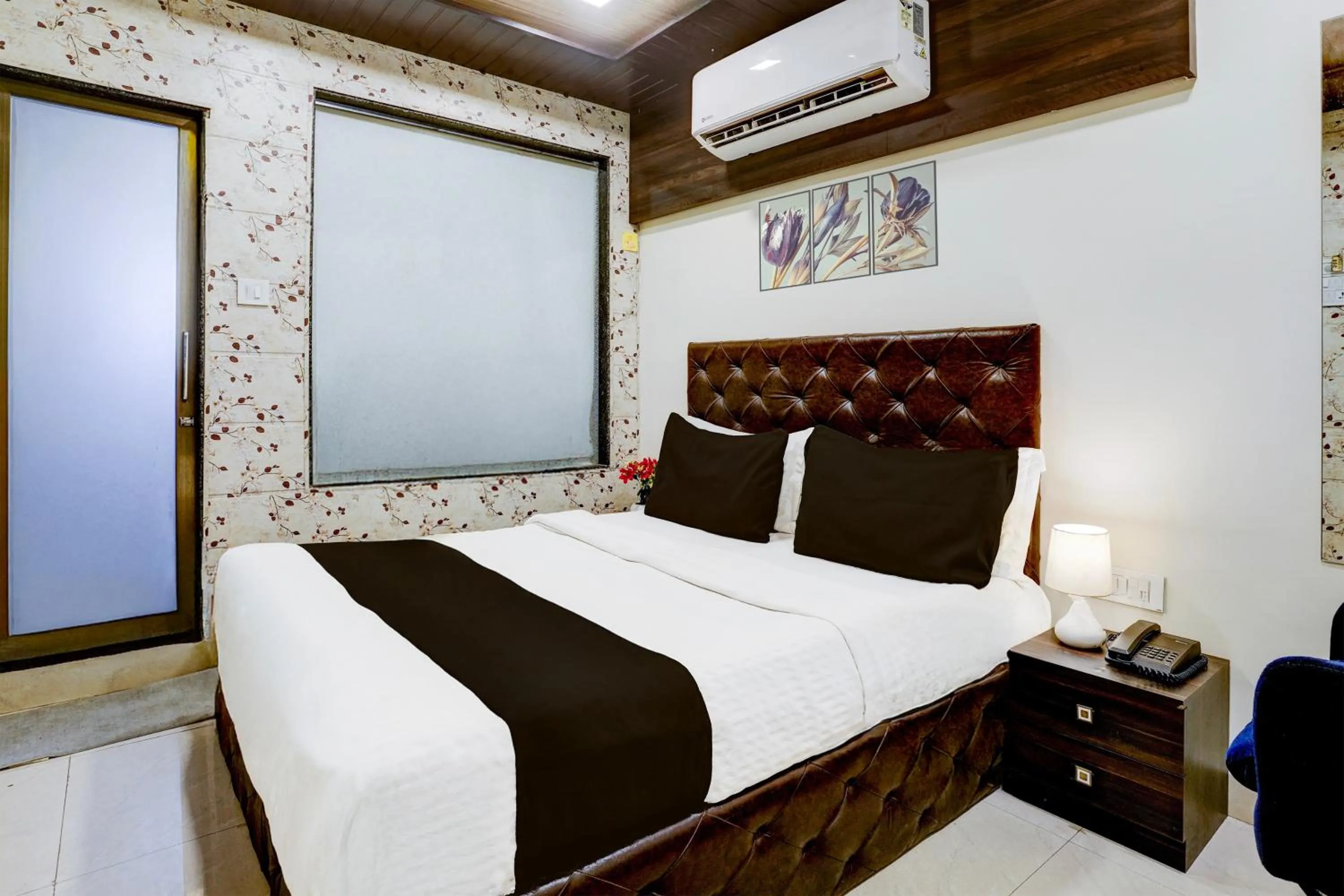 Bedroom, Bed in Super Collection O Thane Formerly Dove Residency