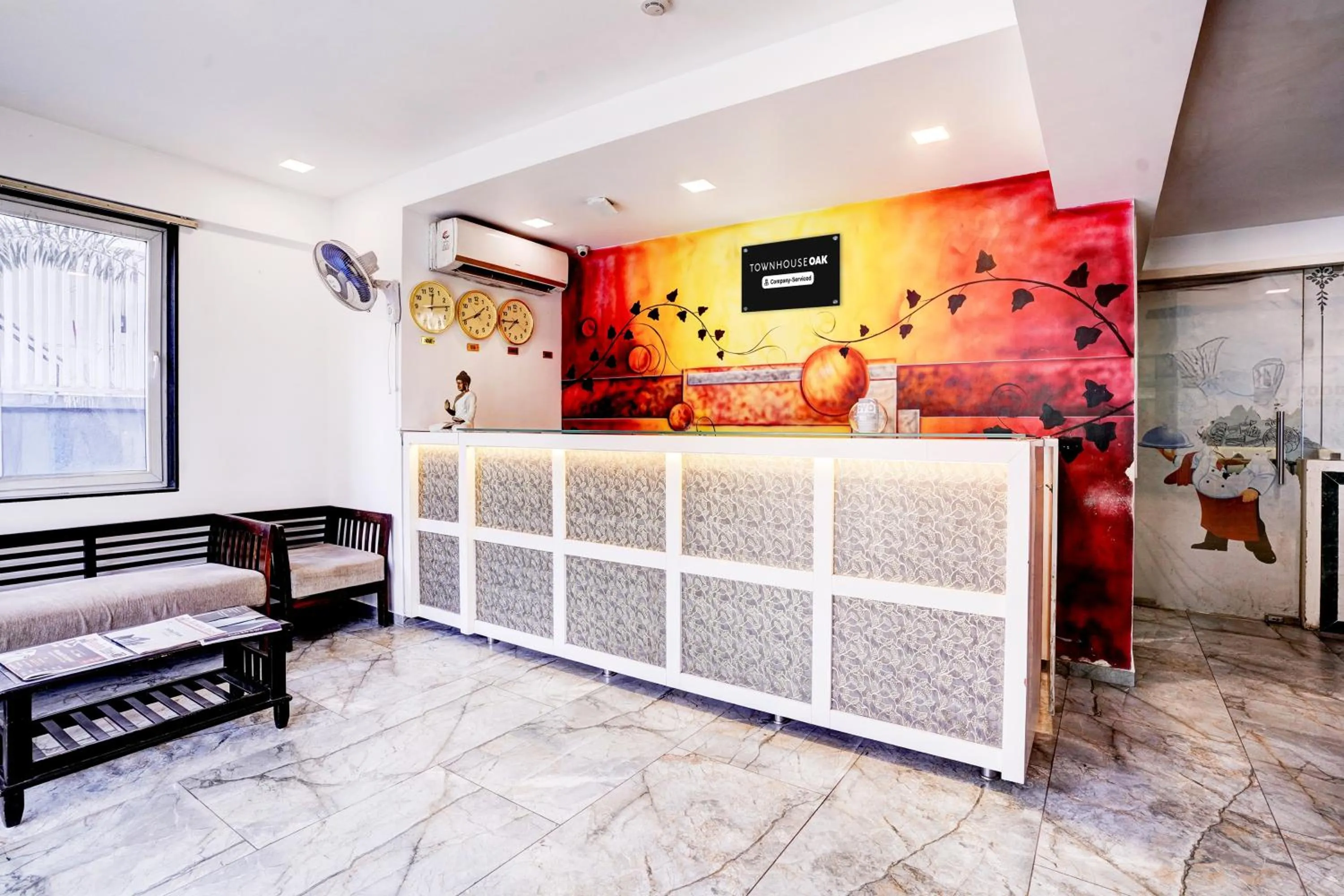 Lobby or reception in FabHotel Ashray Residency