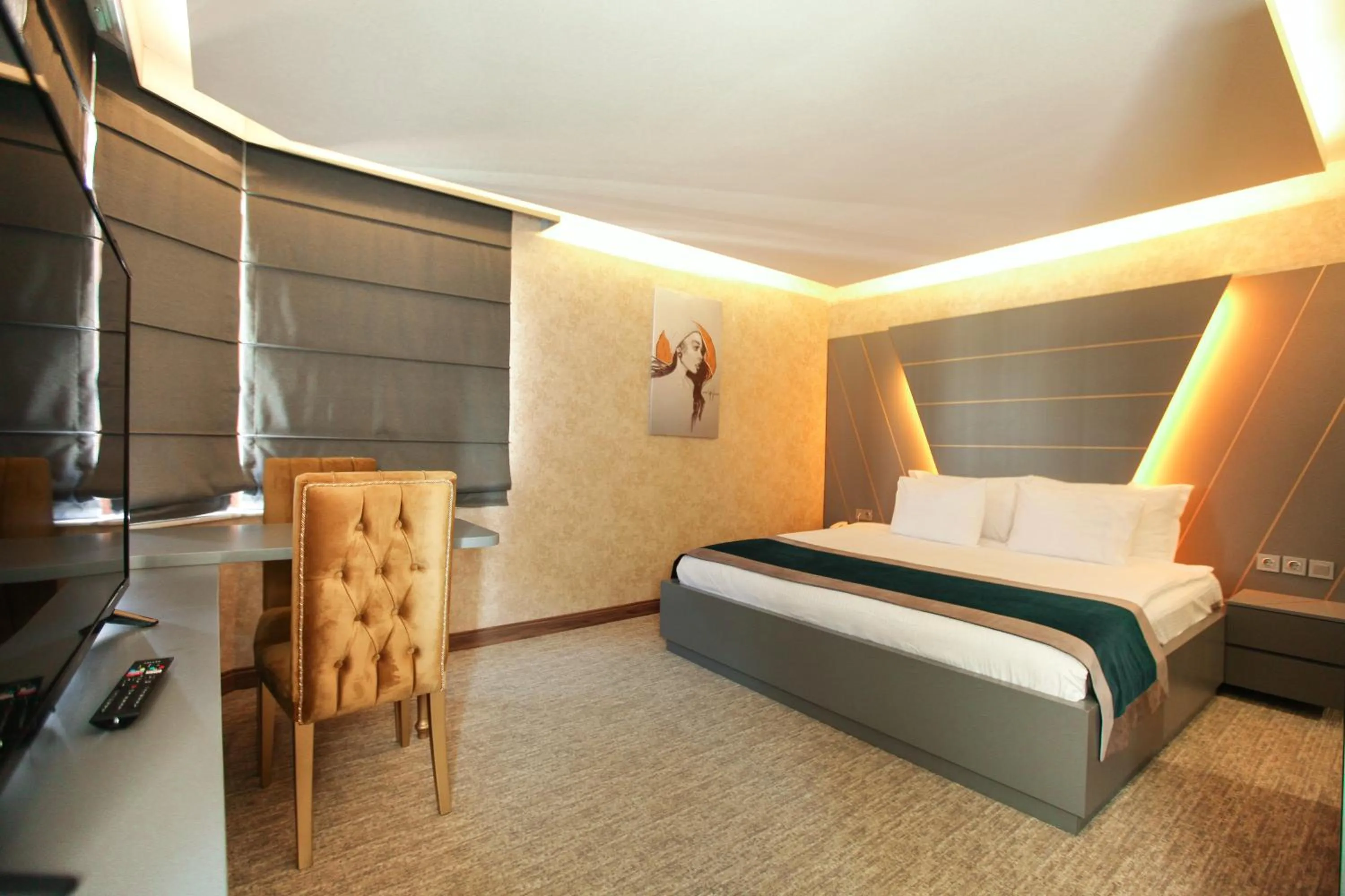 Bed in The Life Hotel & Spa