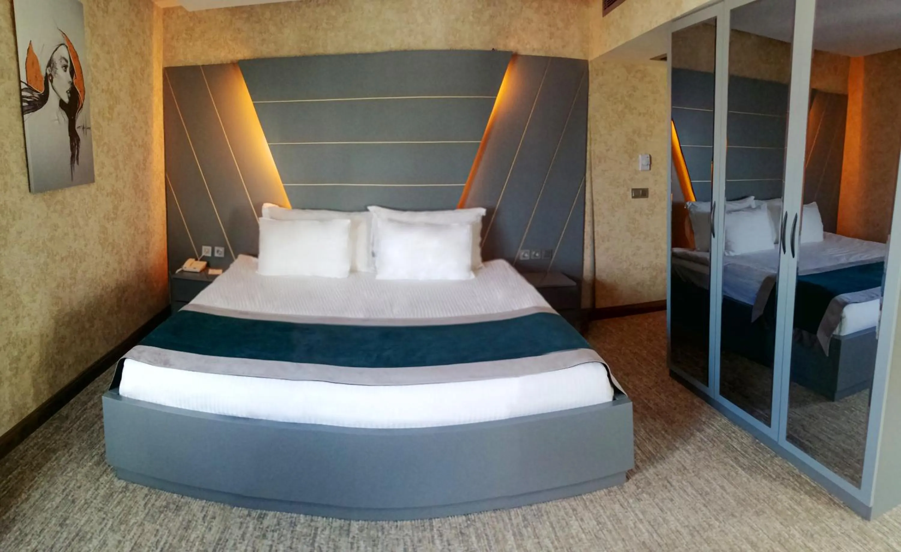 Bed in The Life Hotel & Spa