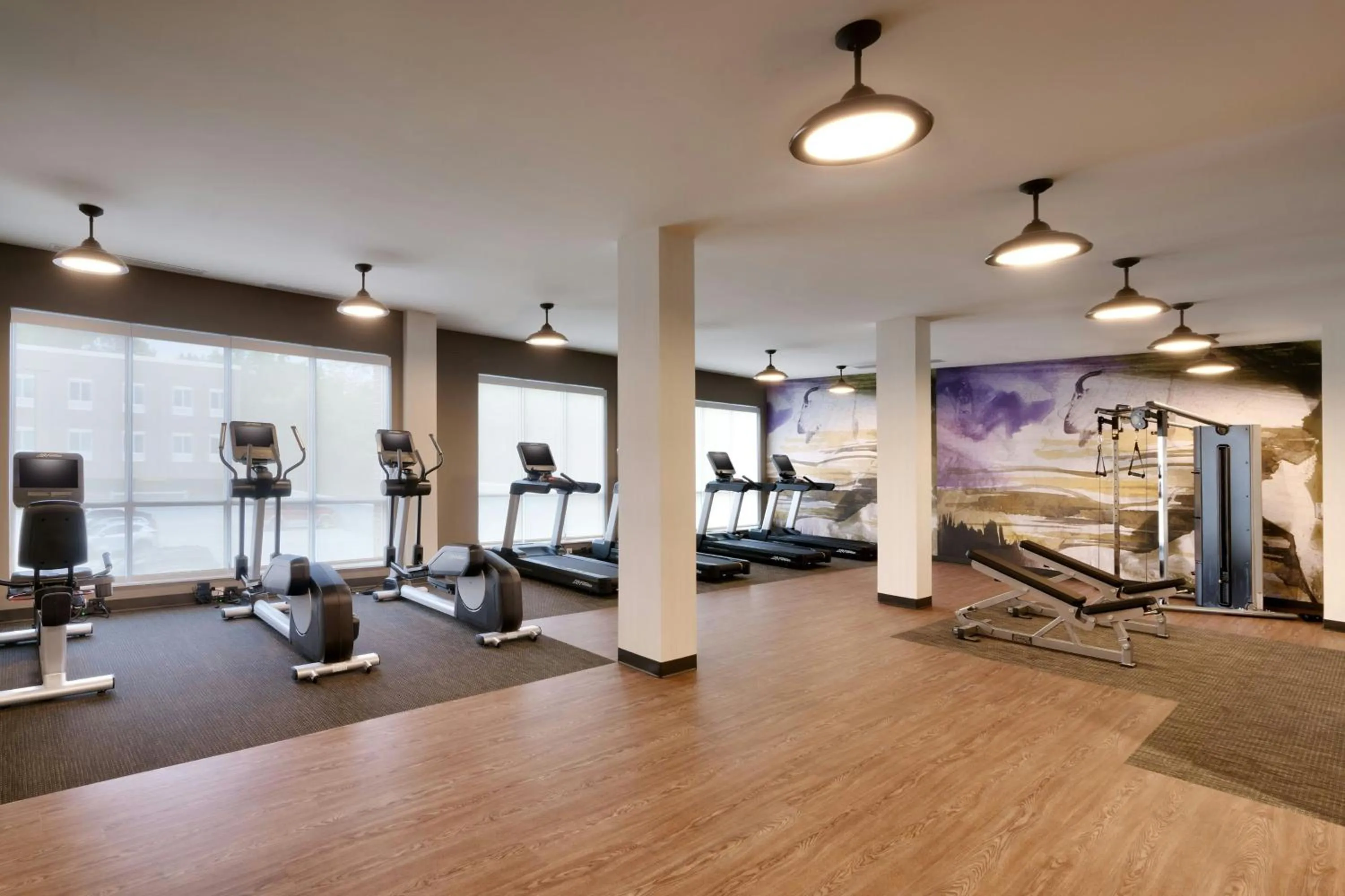 Fitness centre/facilities in Courtyard by Marriott Atlanta Duluth Downtown