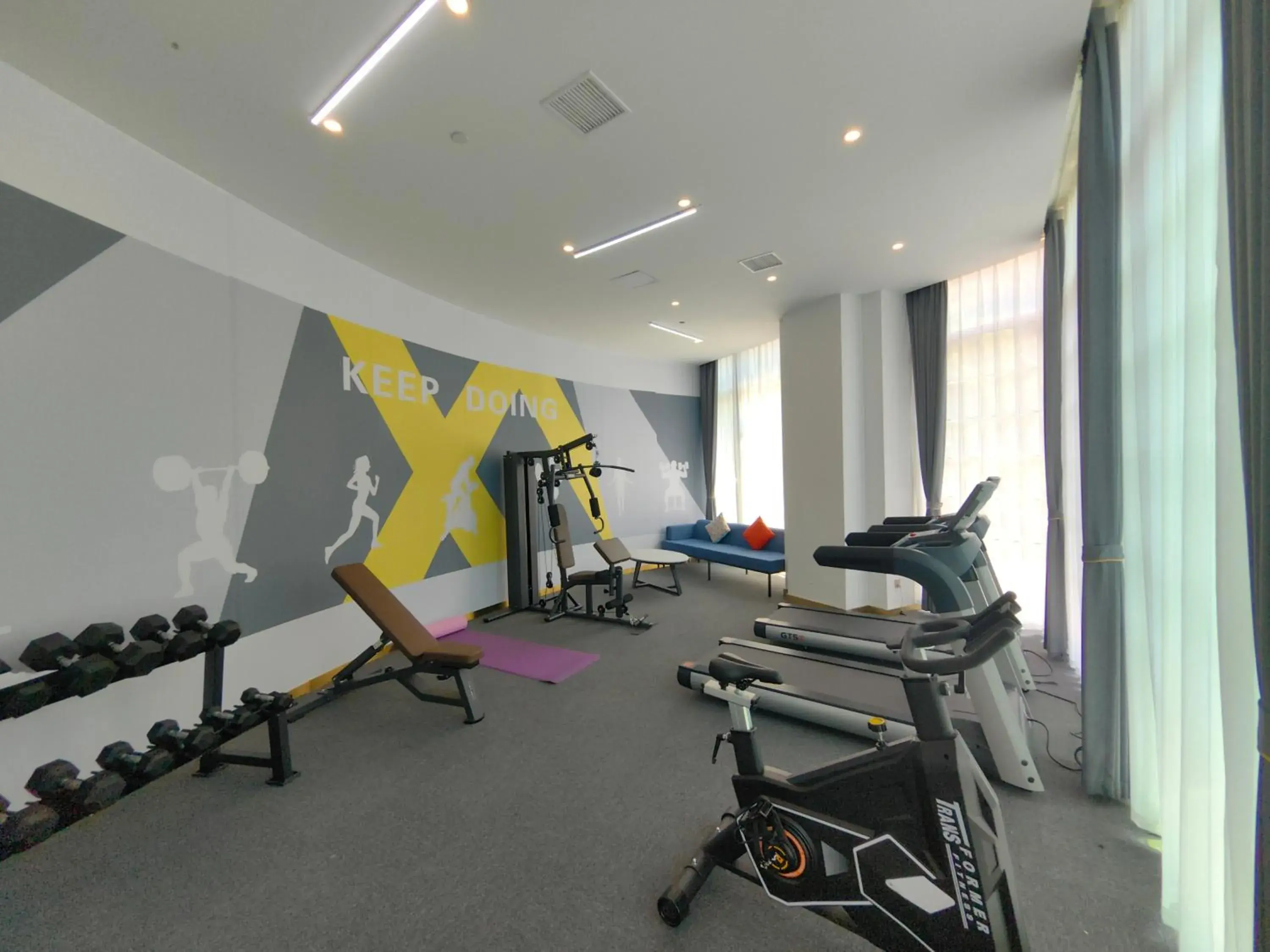 Fitness centre/facilities in Holiday Inn Express Changsha Shifu by IHG Fitness centre/facilities in Holiday Inn Express Changsha Shifu by IHG