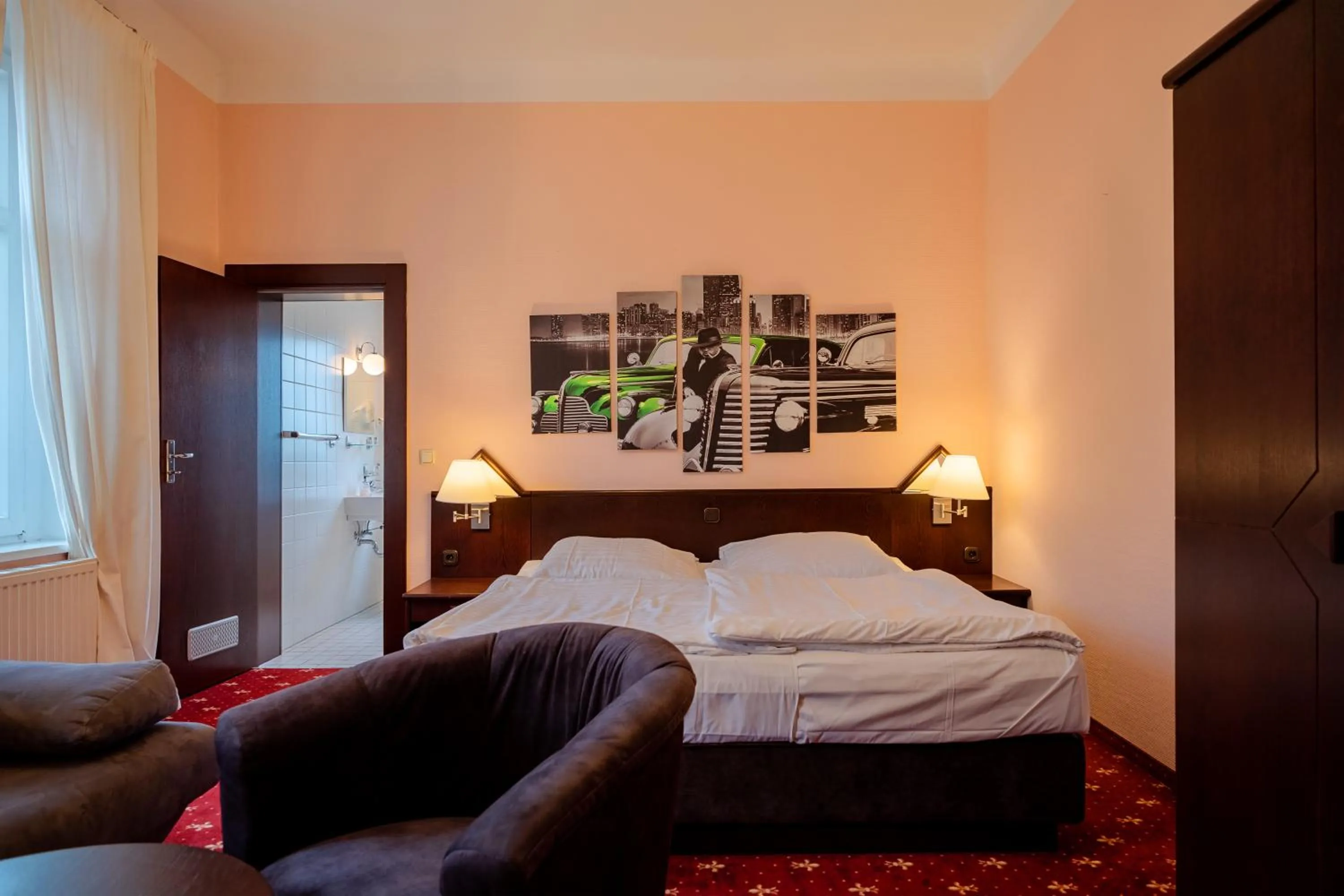 Bed in Hotel & Restaurant Bergschlösschen