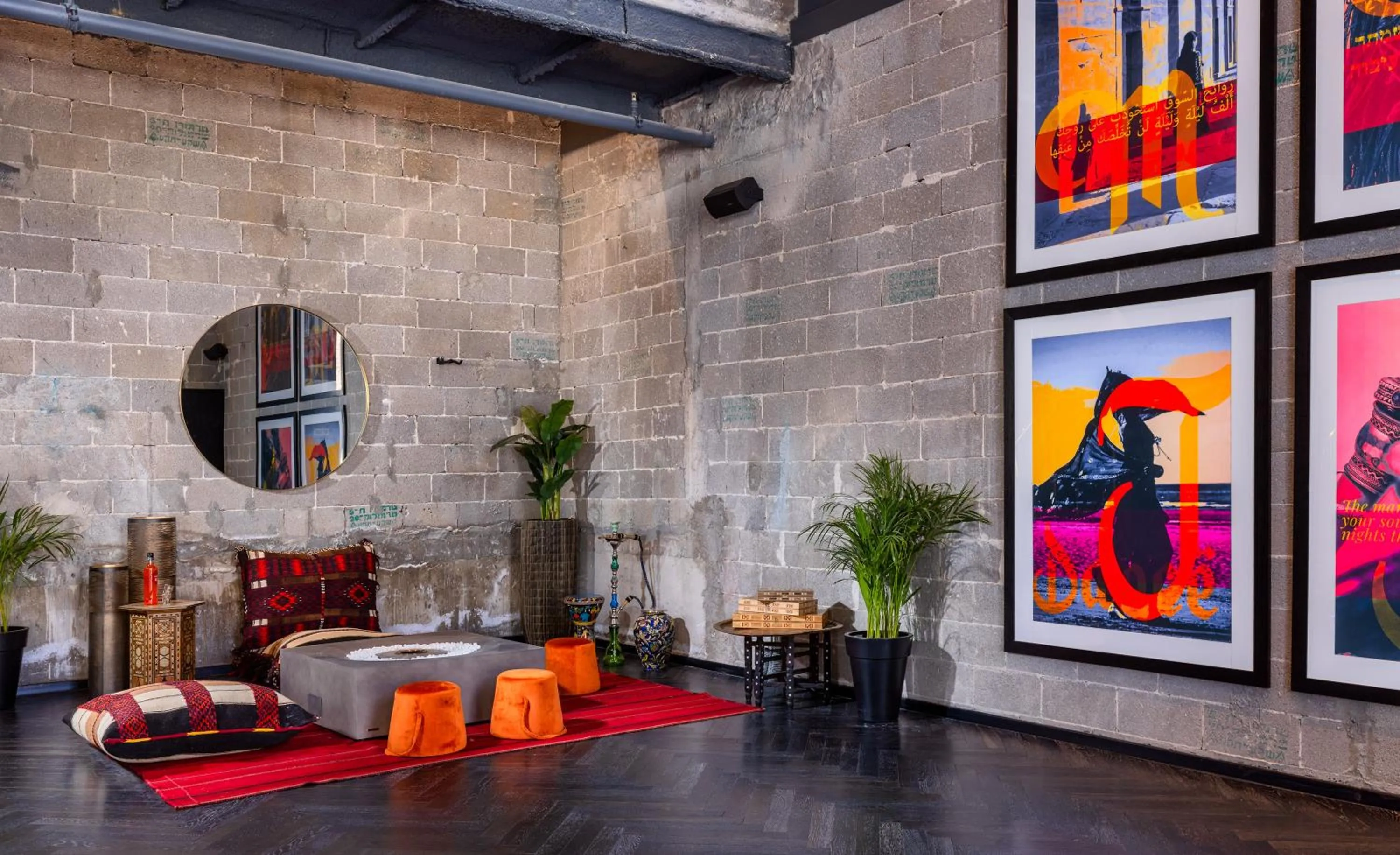 Lobby or reception in Brown Machne Yehuda