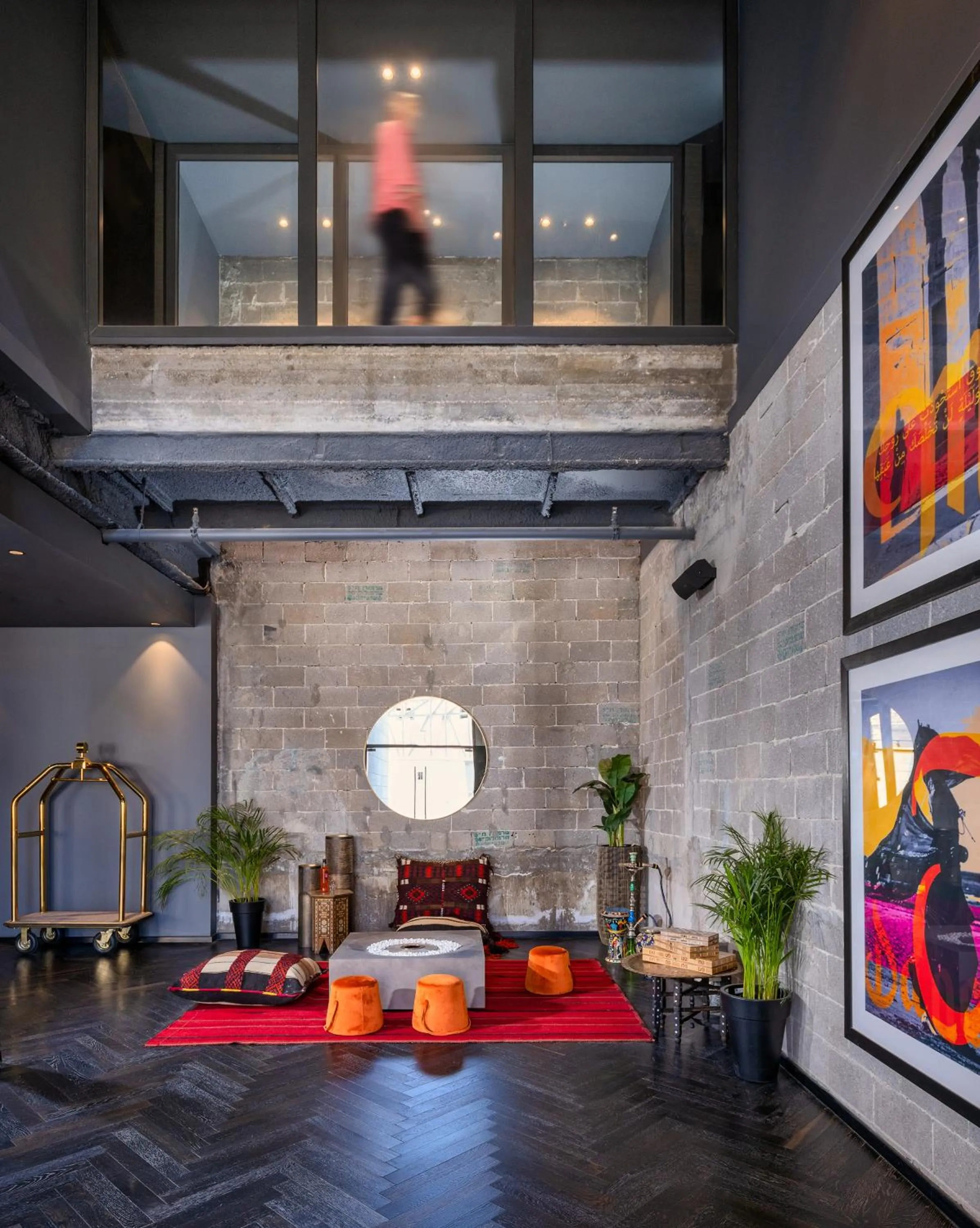 Lobby or reception in Brown Machne Yehuda