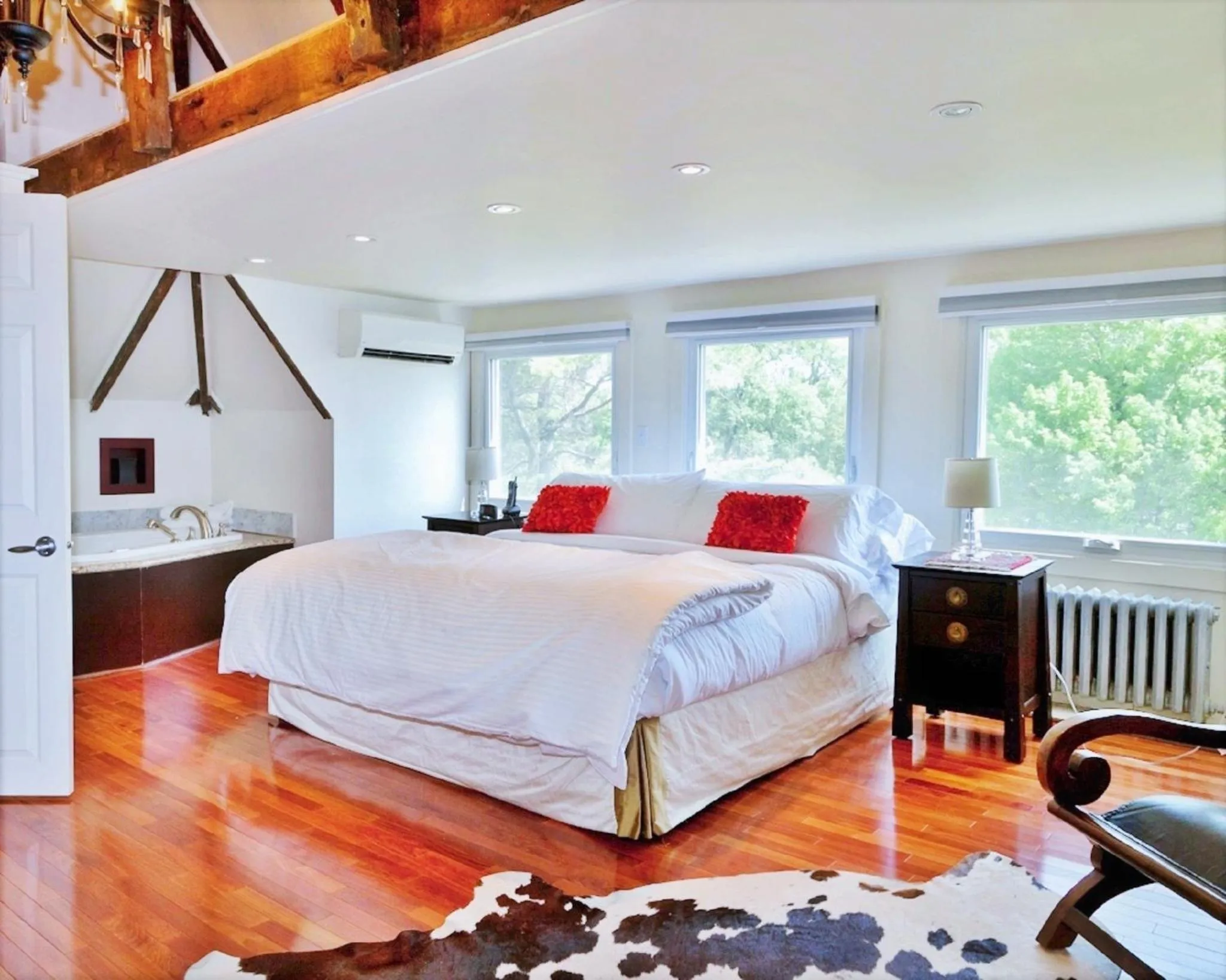 Bedroom, Bed in All Suites Whitney Manor