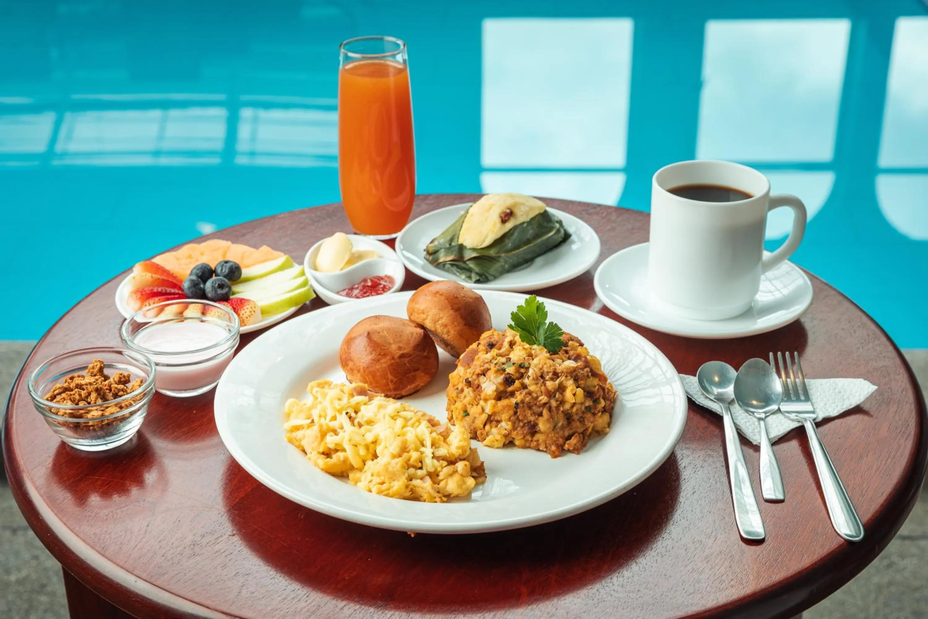 Food in Hotel Libertador