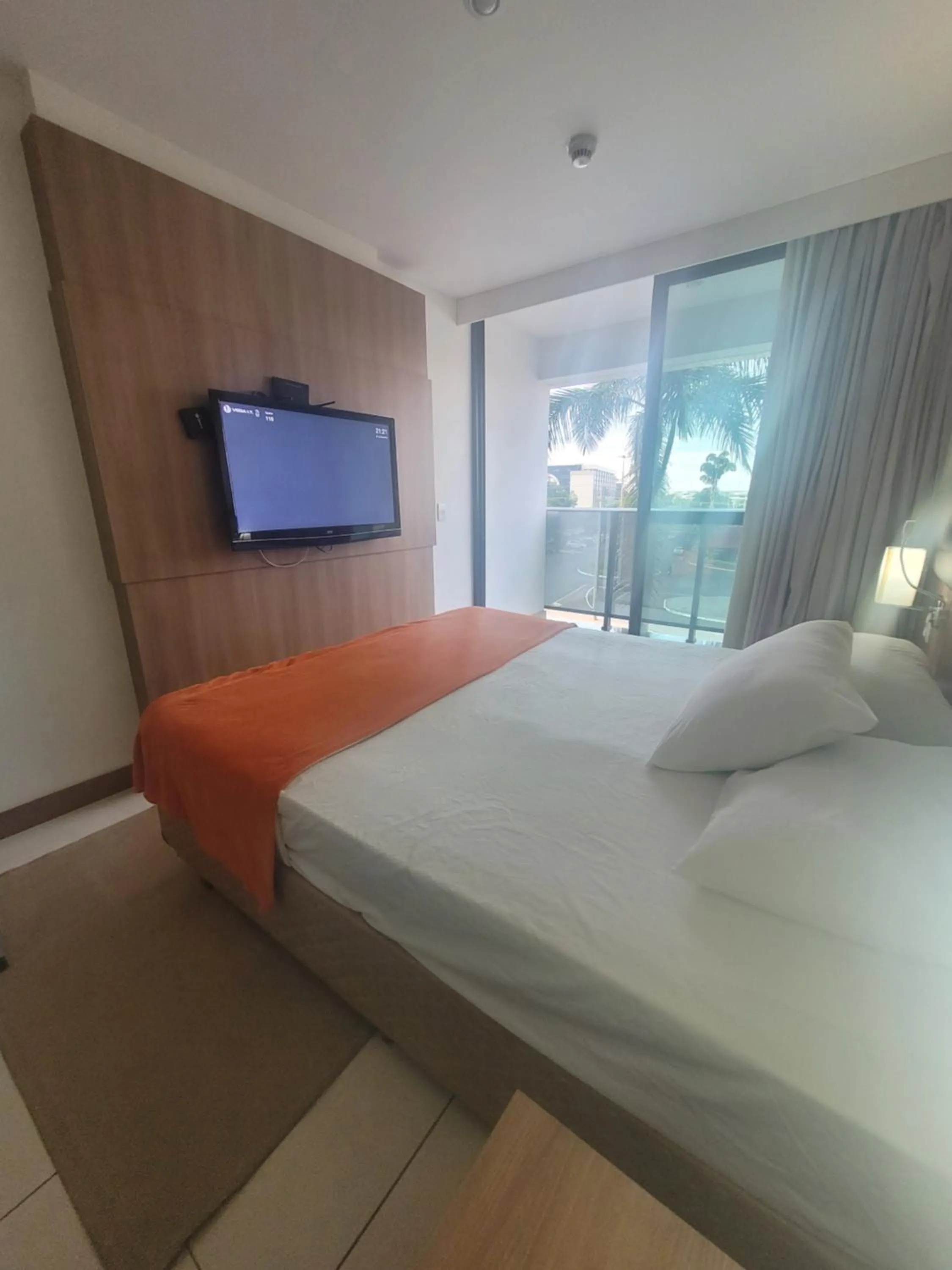 Bed in Flat no Athos Bulcão Executive By Rei dos Flats