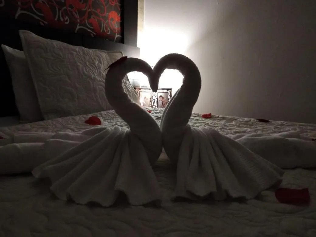 Bed in Monterrico Hotel Perú