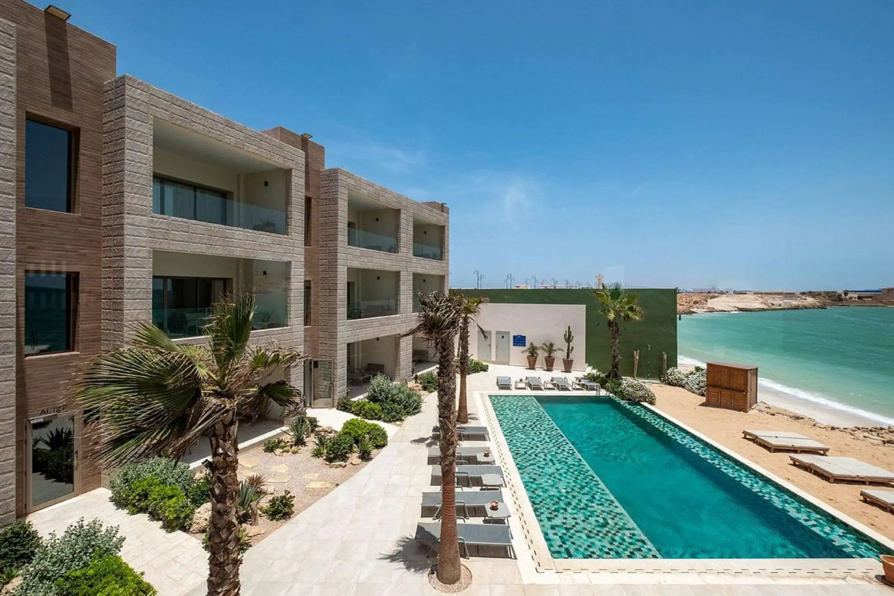 Pool view in Dakhla South Bay Pool view in Dakhla South Bay