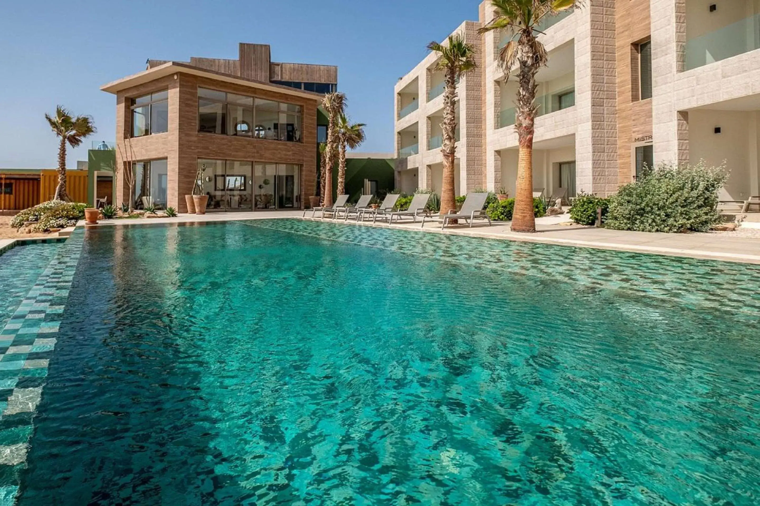 Pool view in Dakhla South Bay Pool view in Dakhla South Bay