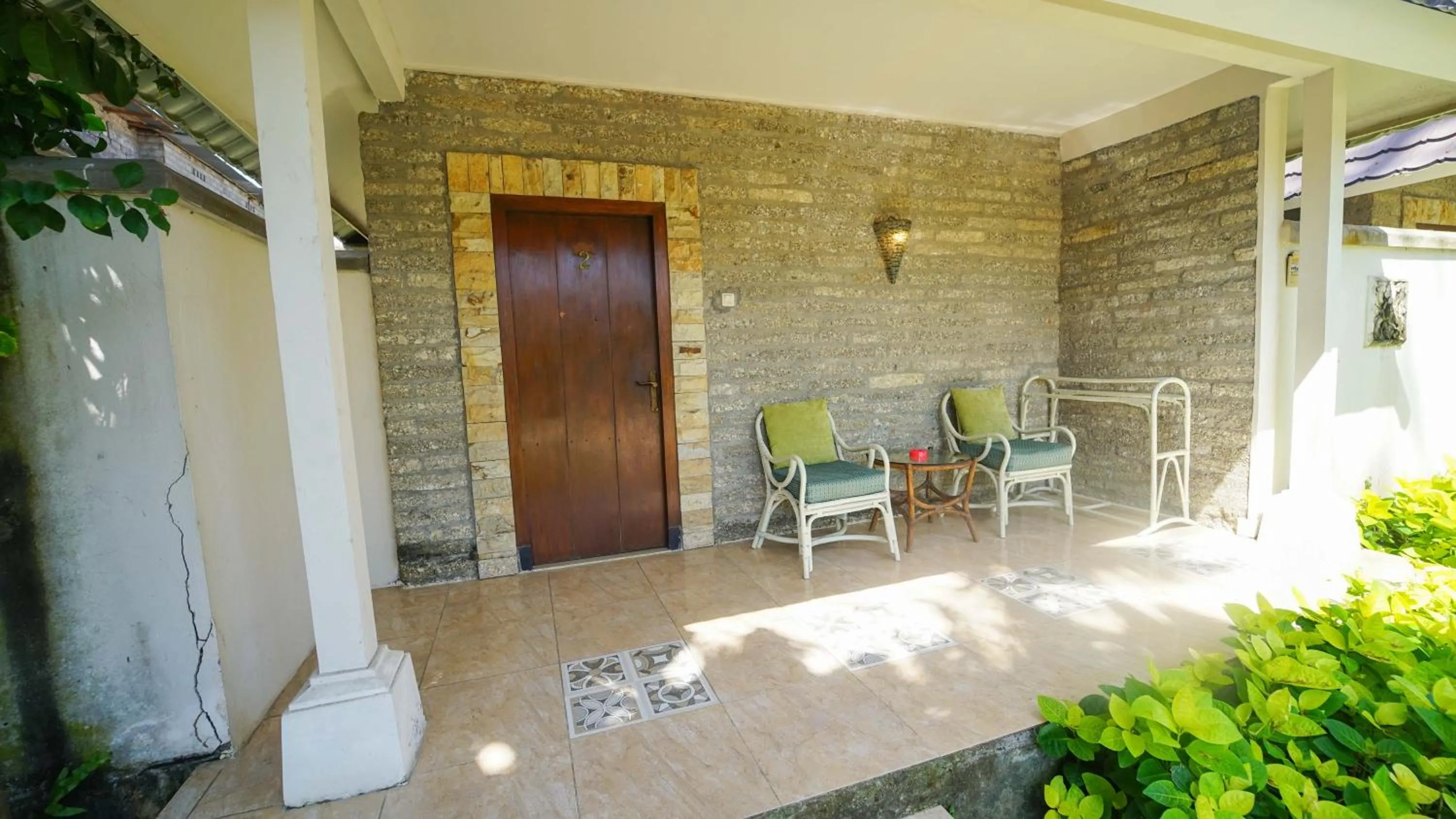 Balcony/Terrace in Alit Beach Resort and Villas