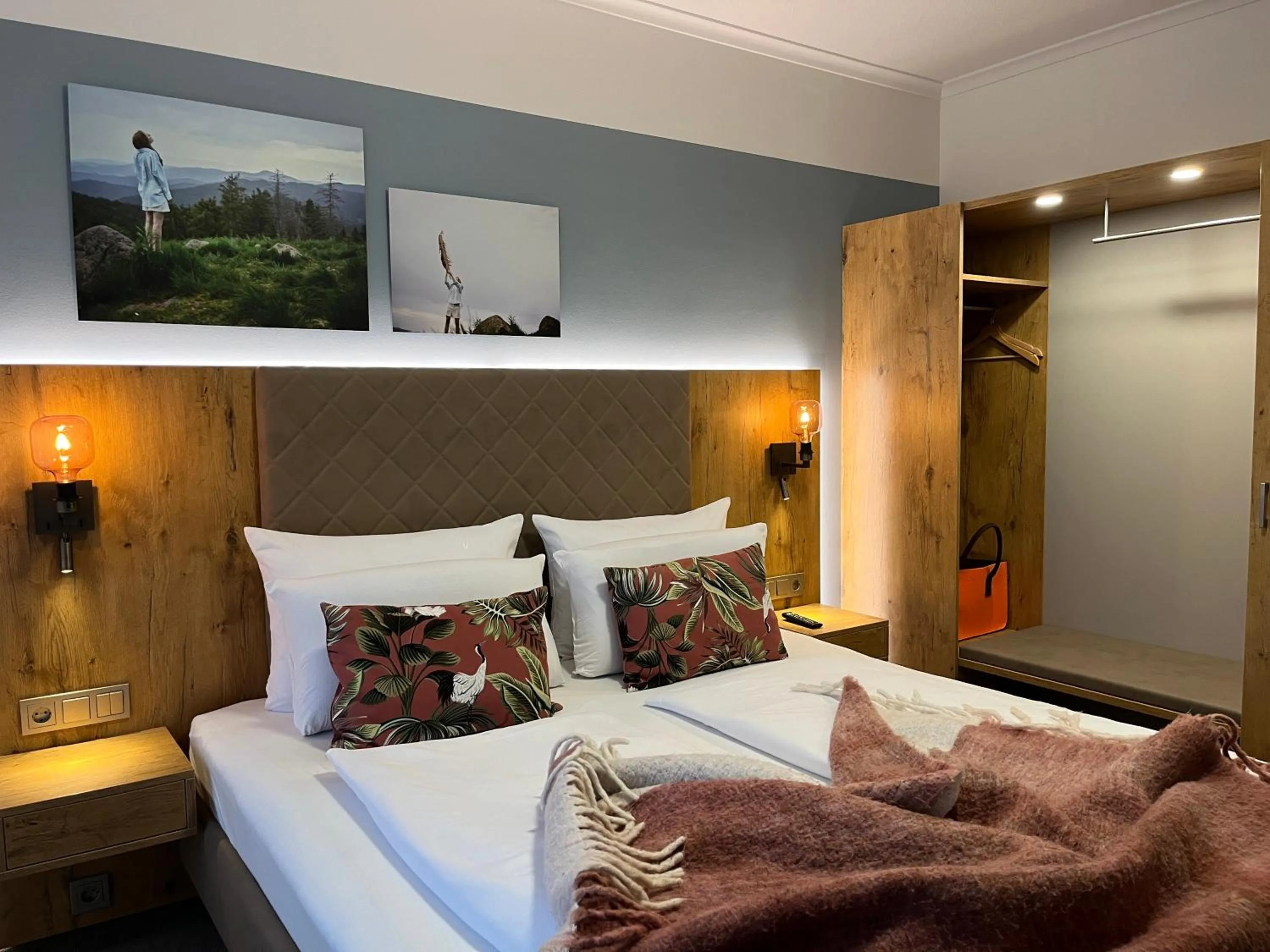 Bed in Hotel Schlossberg