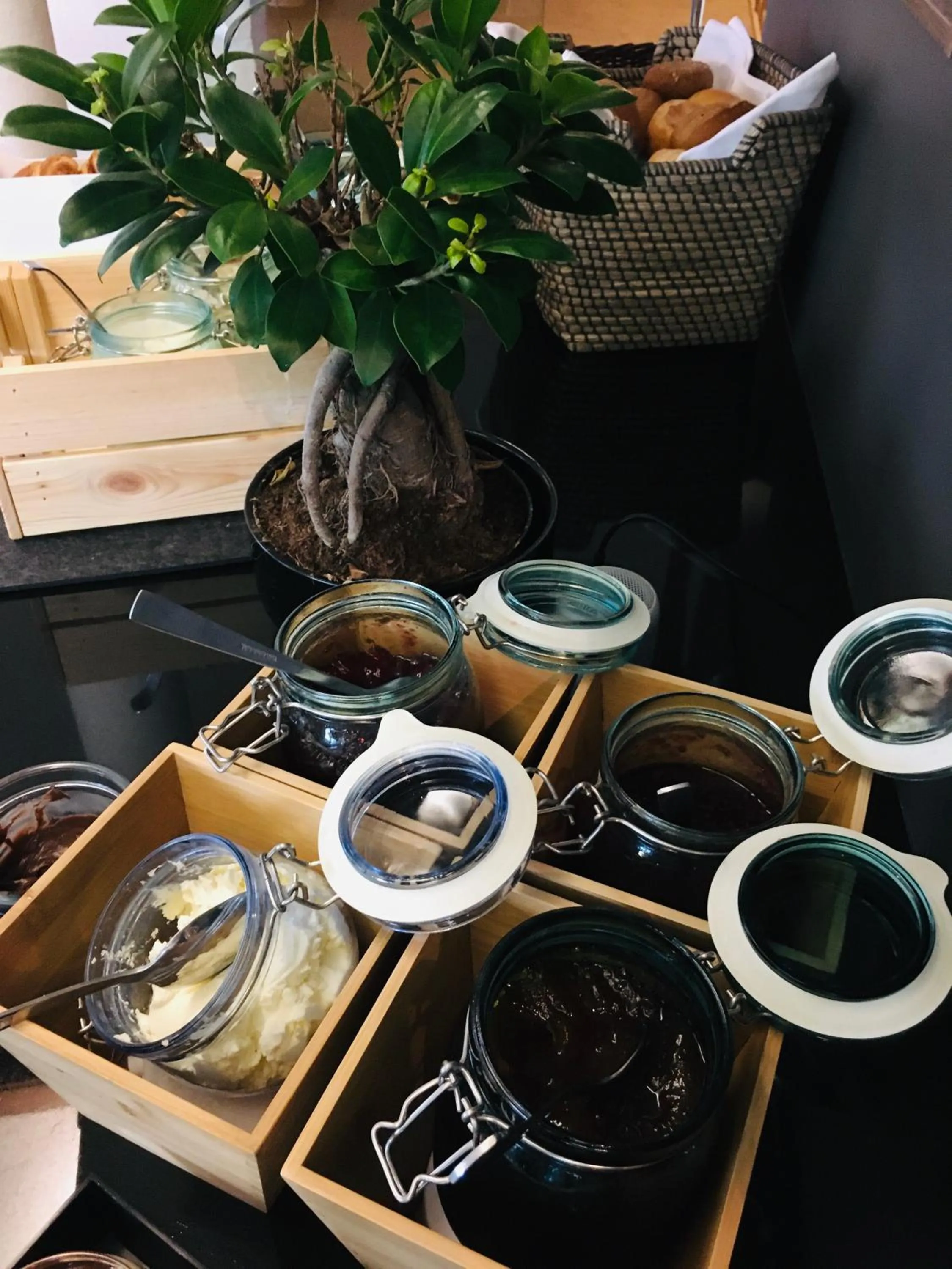 Buffet breakfast in Hotel Schlossberg