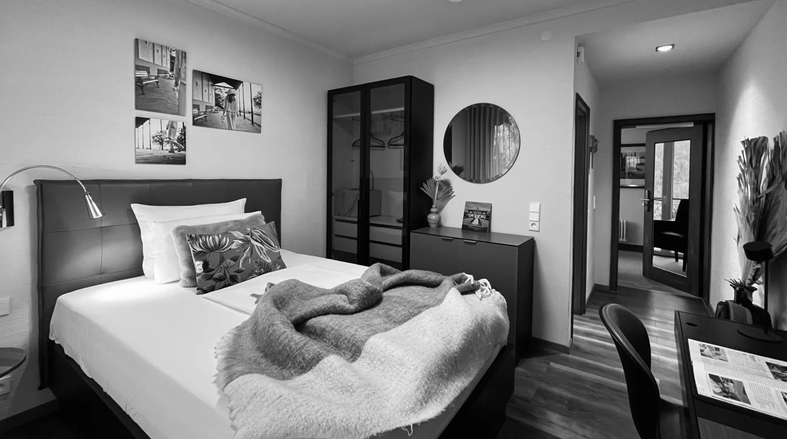 Bed in Hotel Schlossberg