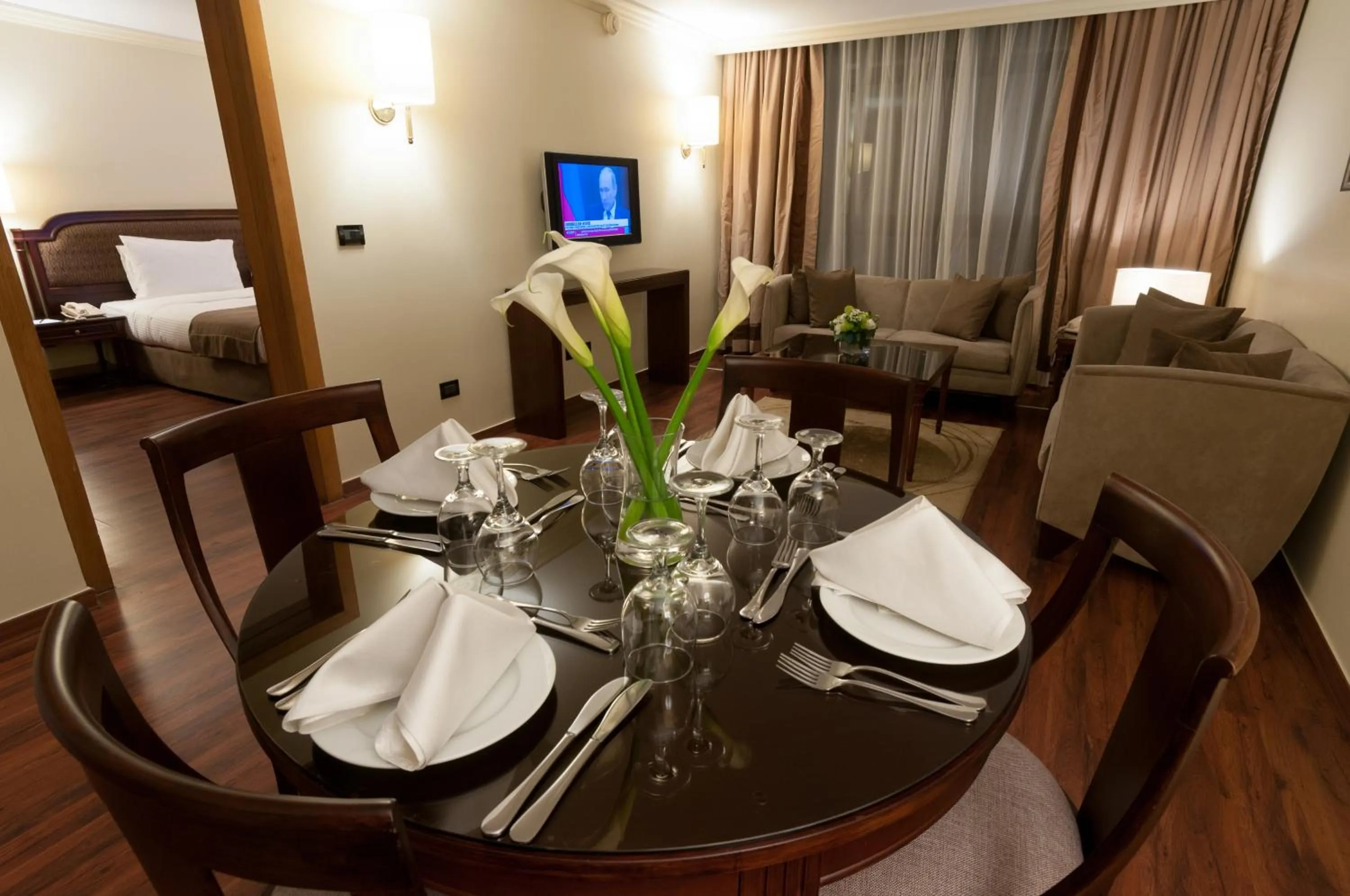 Living room in Le Commodore Hotel