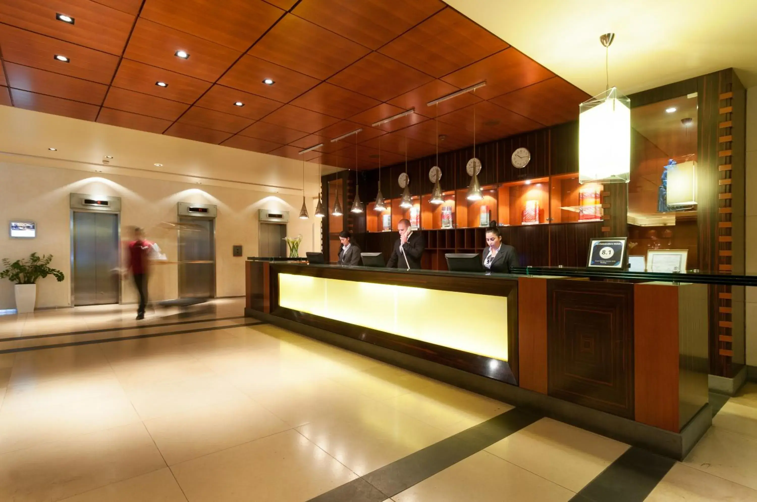 Lobby or reception in Le Commodore Hotel Lobby or reception in Le Commodore Hotel