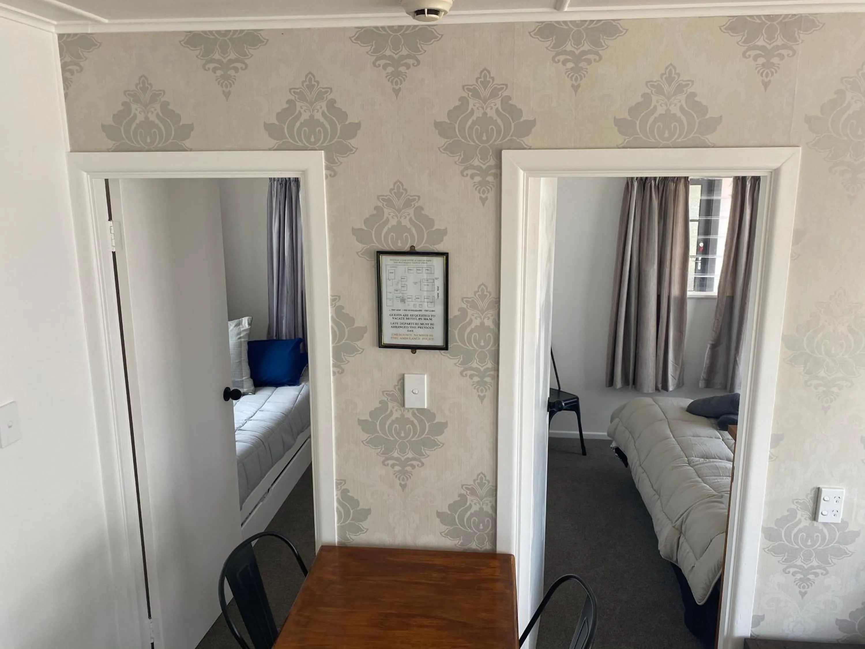 Bed in Windsor Motel