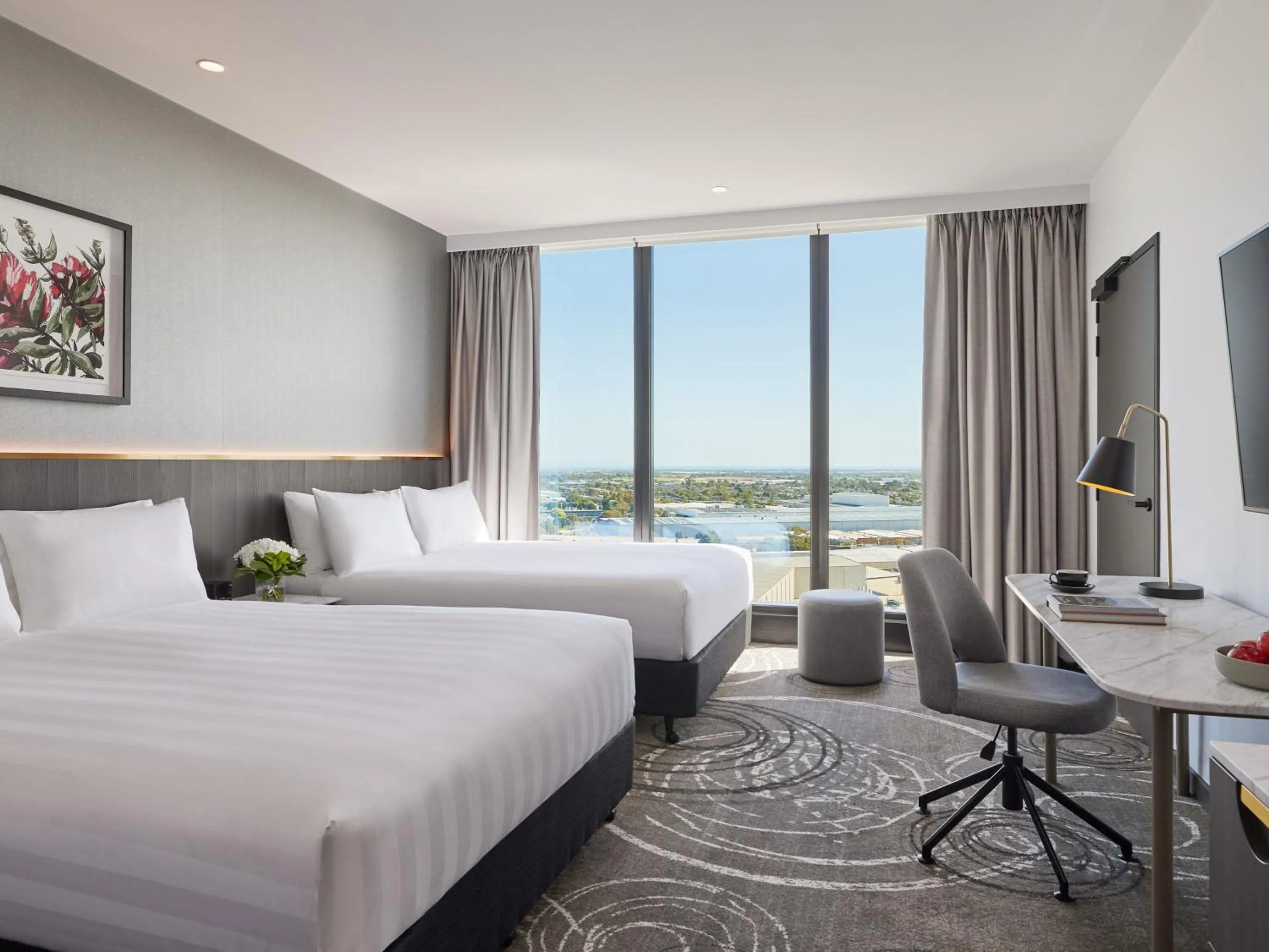 View (from property/room), Bed in PARKROYAL Monash Melbourne