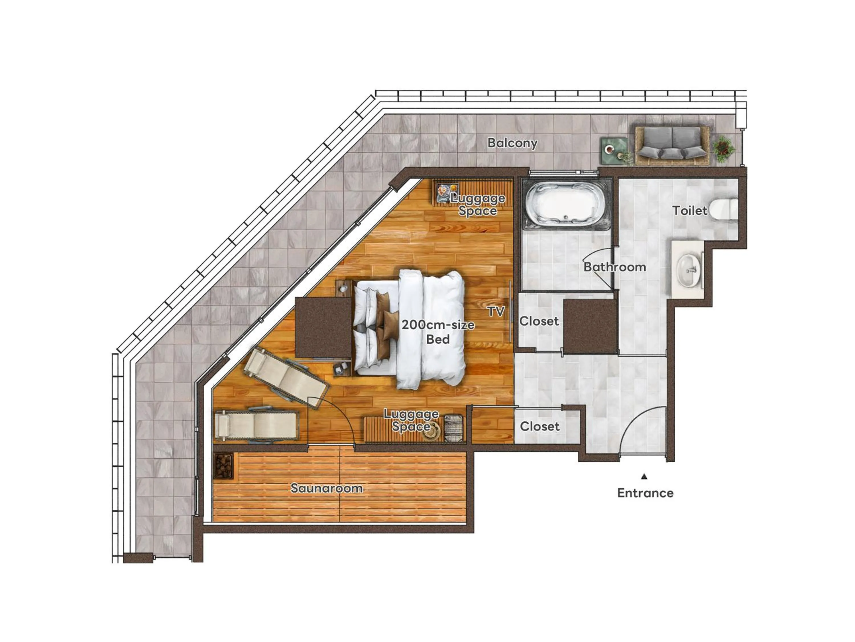 Floor plan in PROSTYLE TERRACE NAHA