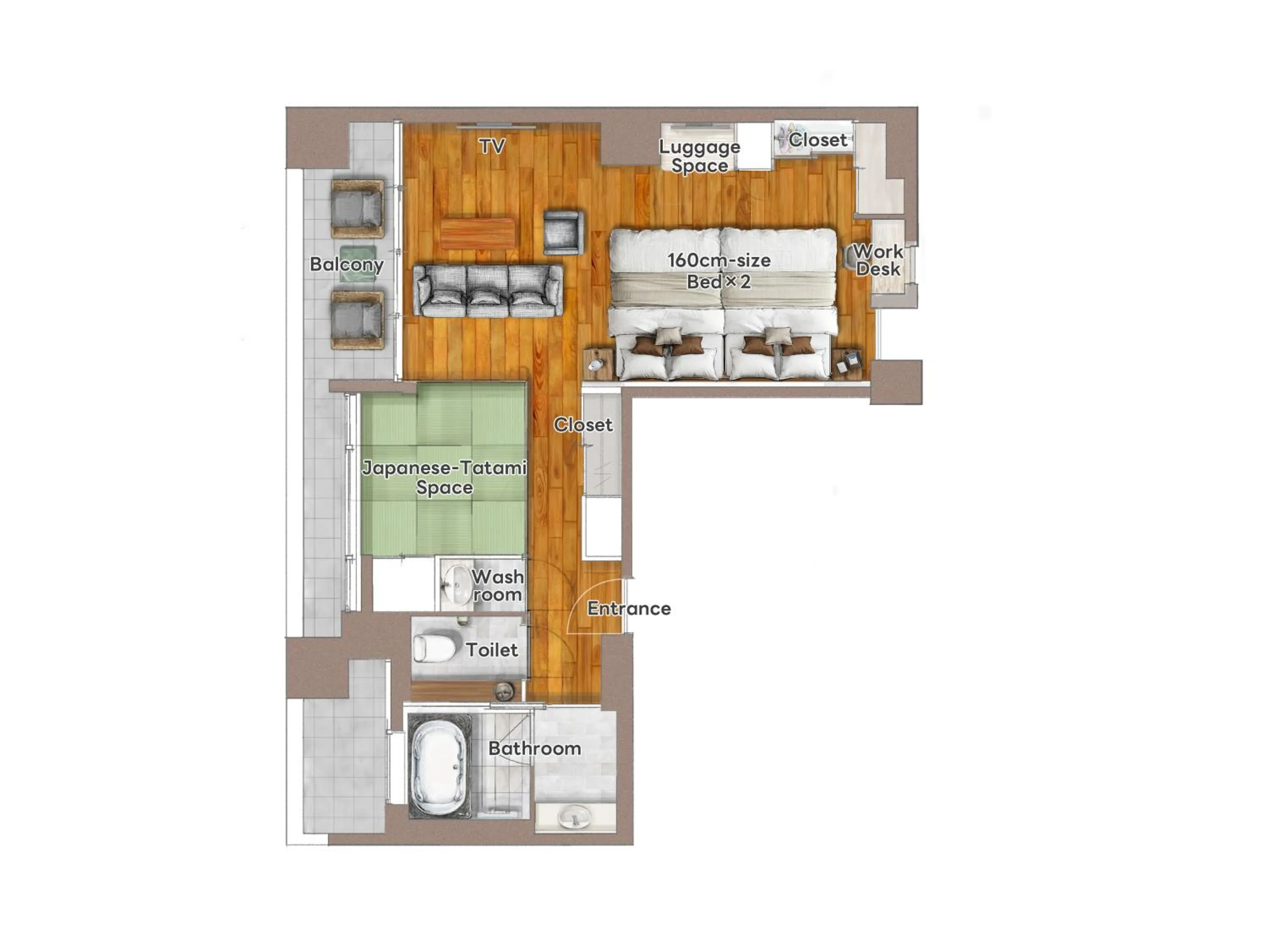 Floor plan in PROSTYLE TERRACE NAHA