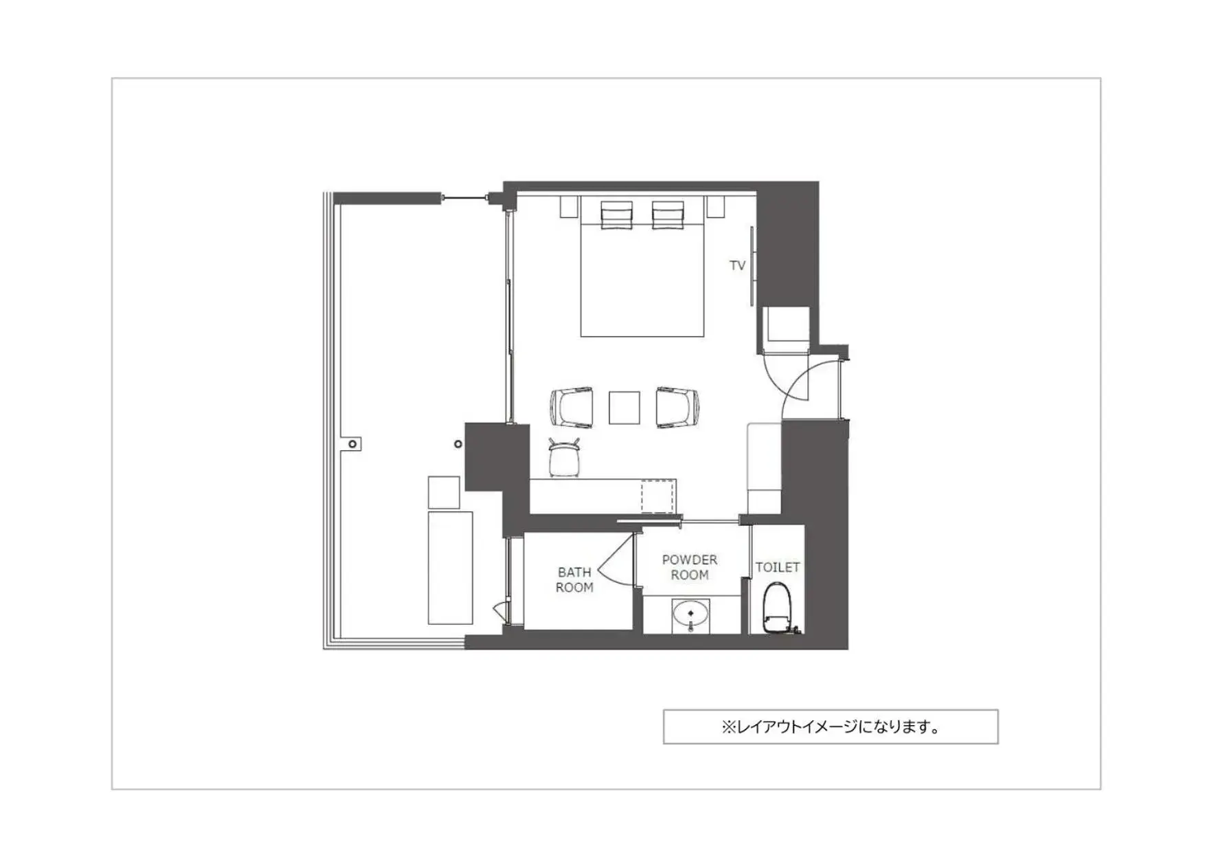 Superior Queen Room - single occupancy in PROSTYLE TERRACE NAHA Superior Queen Room - single occupancy in PROSTYLE TERRACE NAHA
