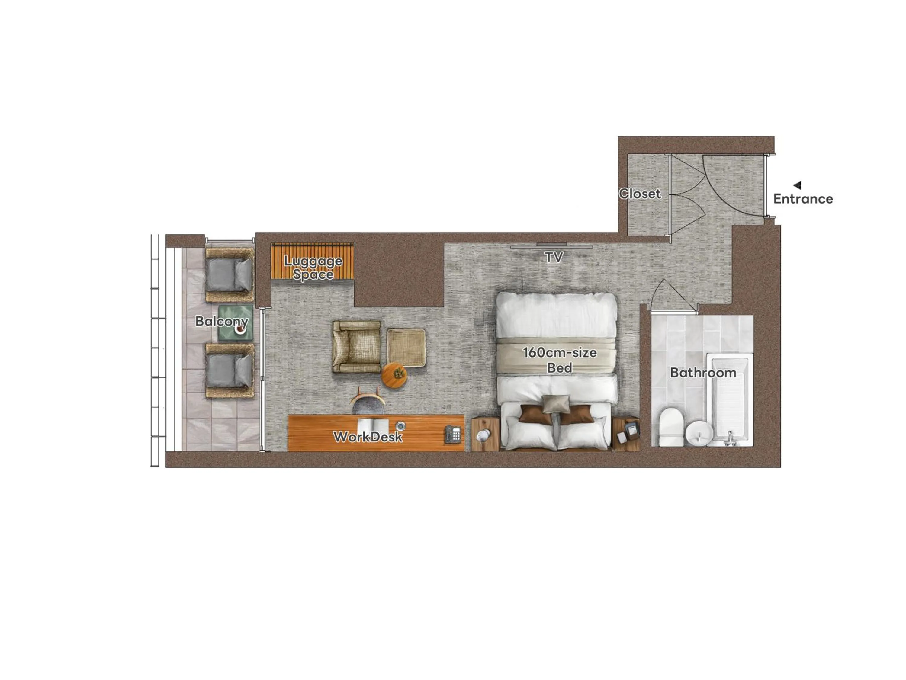 Floor plan in PROSTYLE TERRACE NAHA
