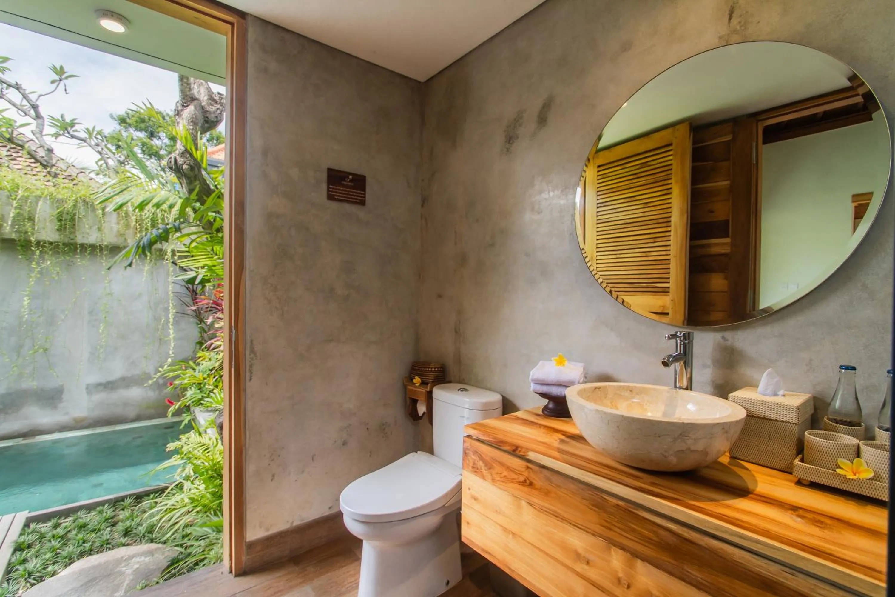 Toilet in Reswaha Villas by GenuineHost