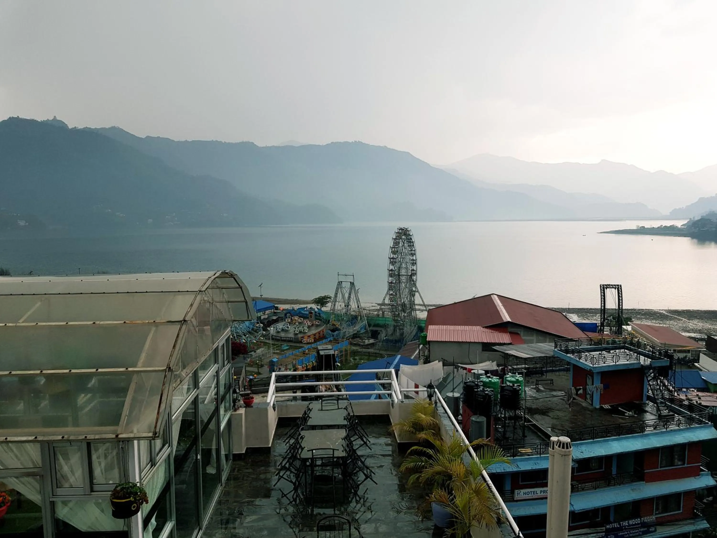 Lake view in Hotel Kunja