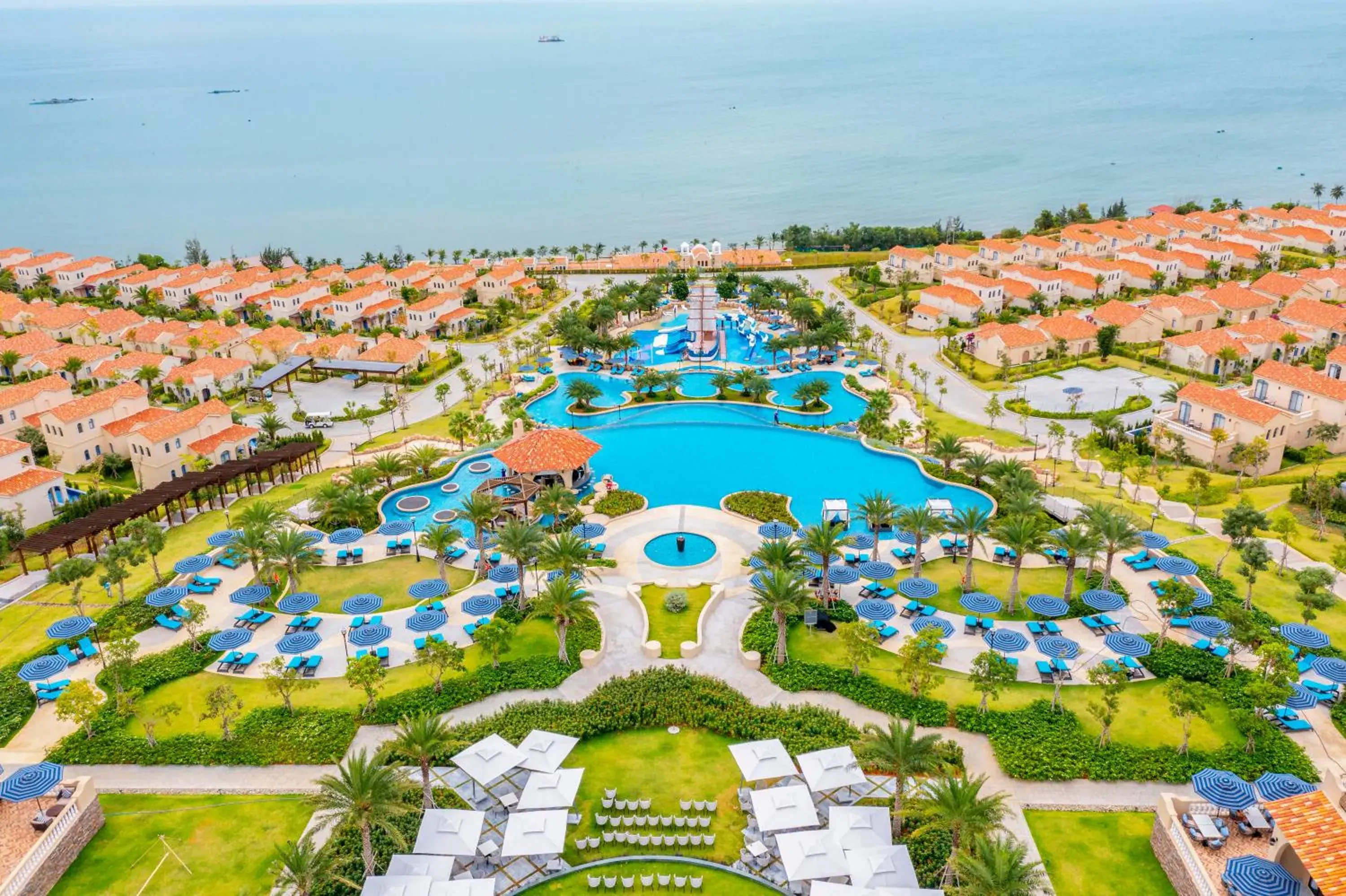 Bird's eye view in Centara Mirage Resort Mui Ne Bird's eye view in Centara Mirage Resort Mui Ne