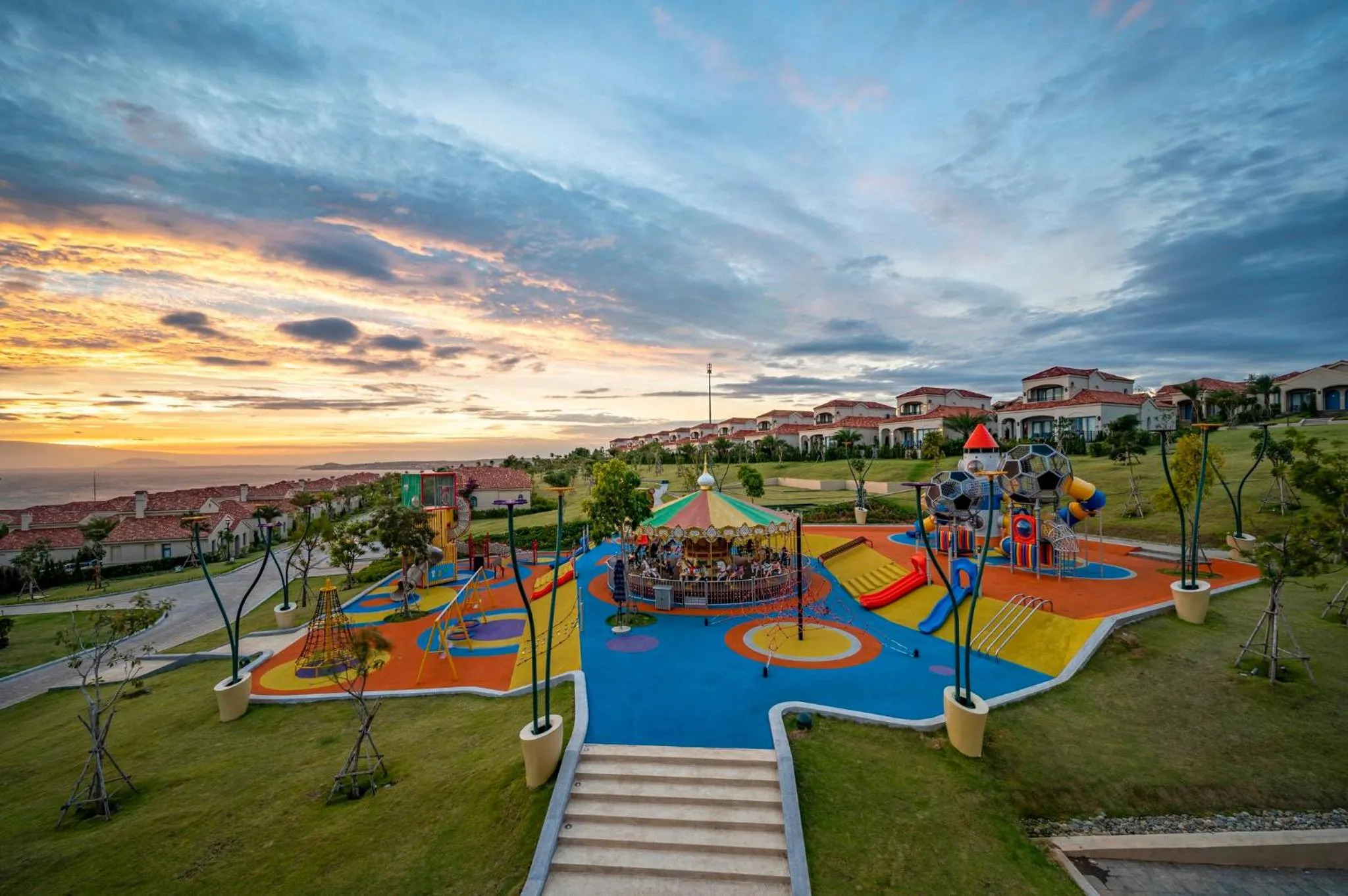 Children play ground in Centara Mirage Resort Mui Ne