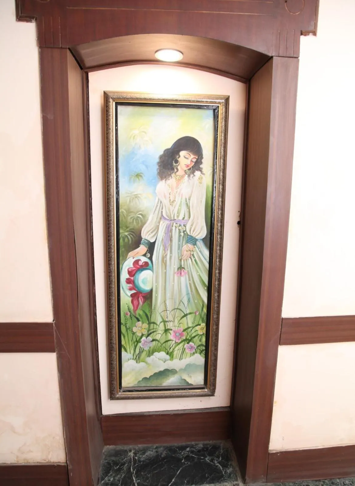 Decorative detail in Hotel Metro Regency Meerut