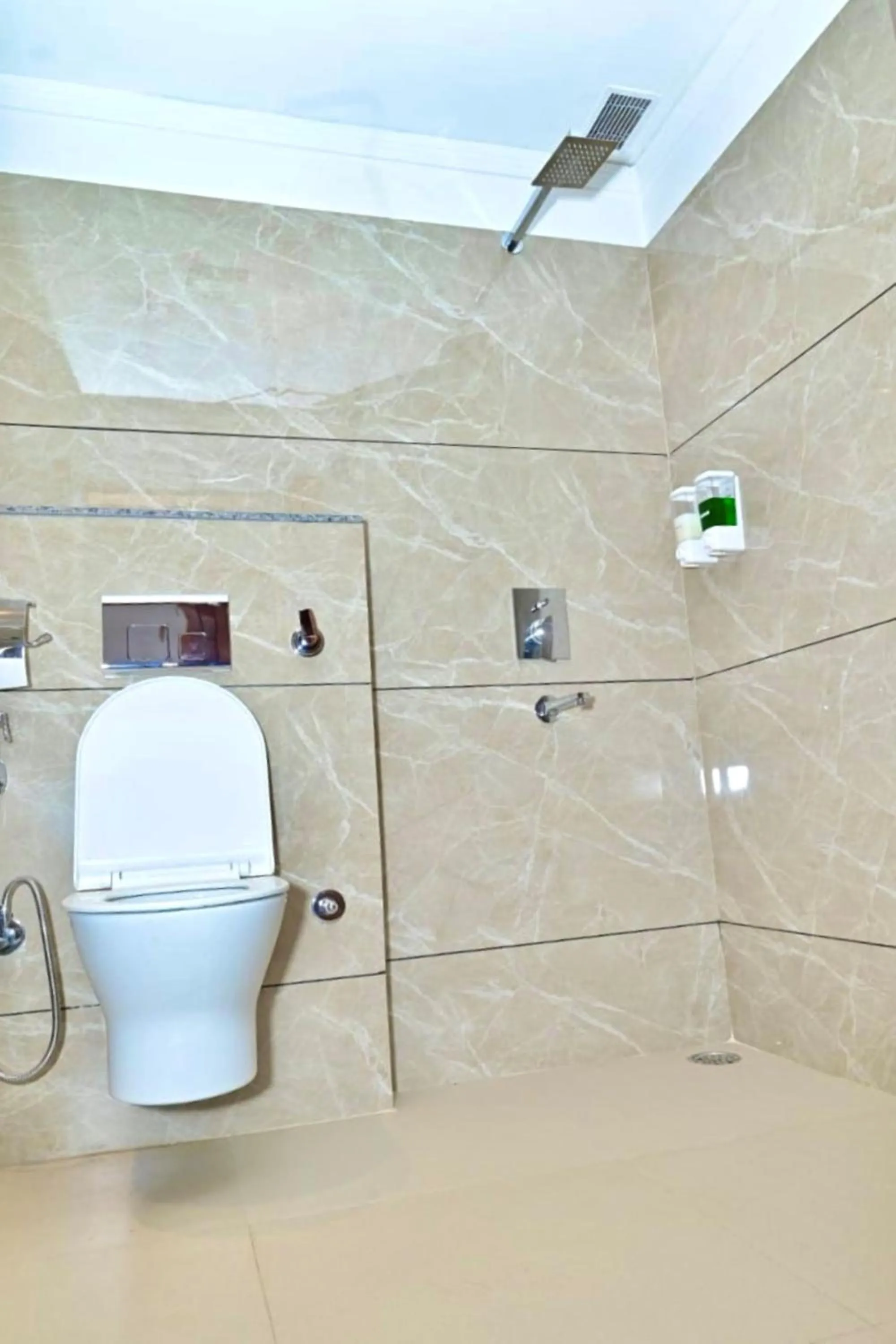 Shower in Hotel Metro Regency Meerut