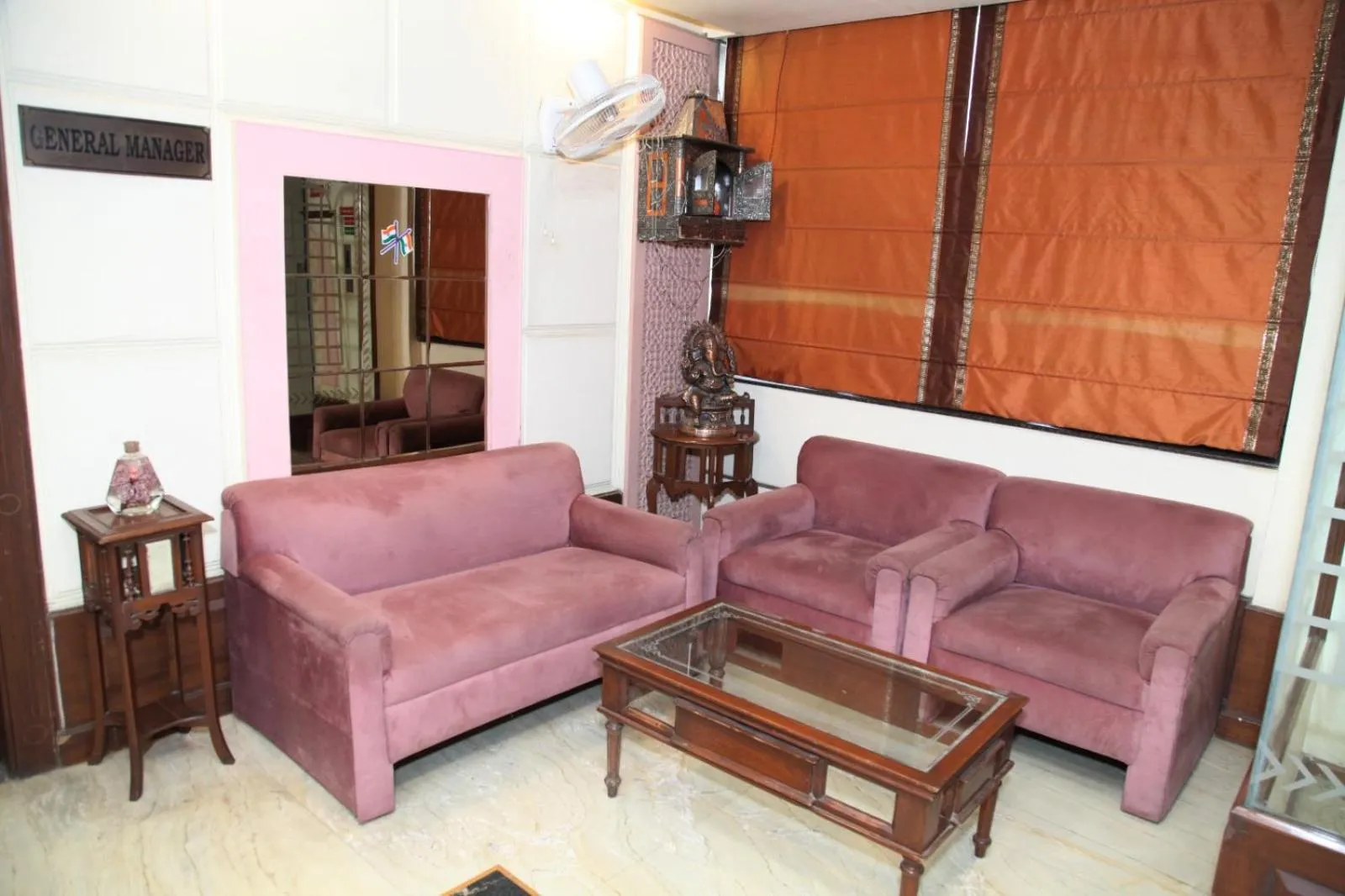 Seating area in Hotel Metro Regency Meerut