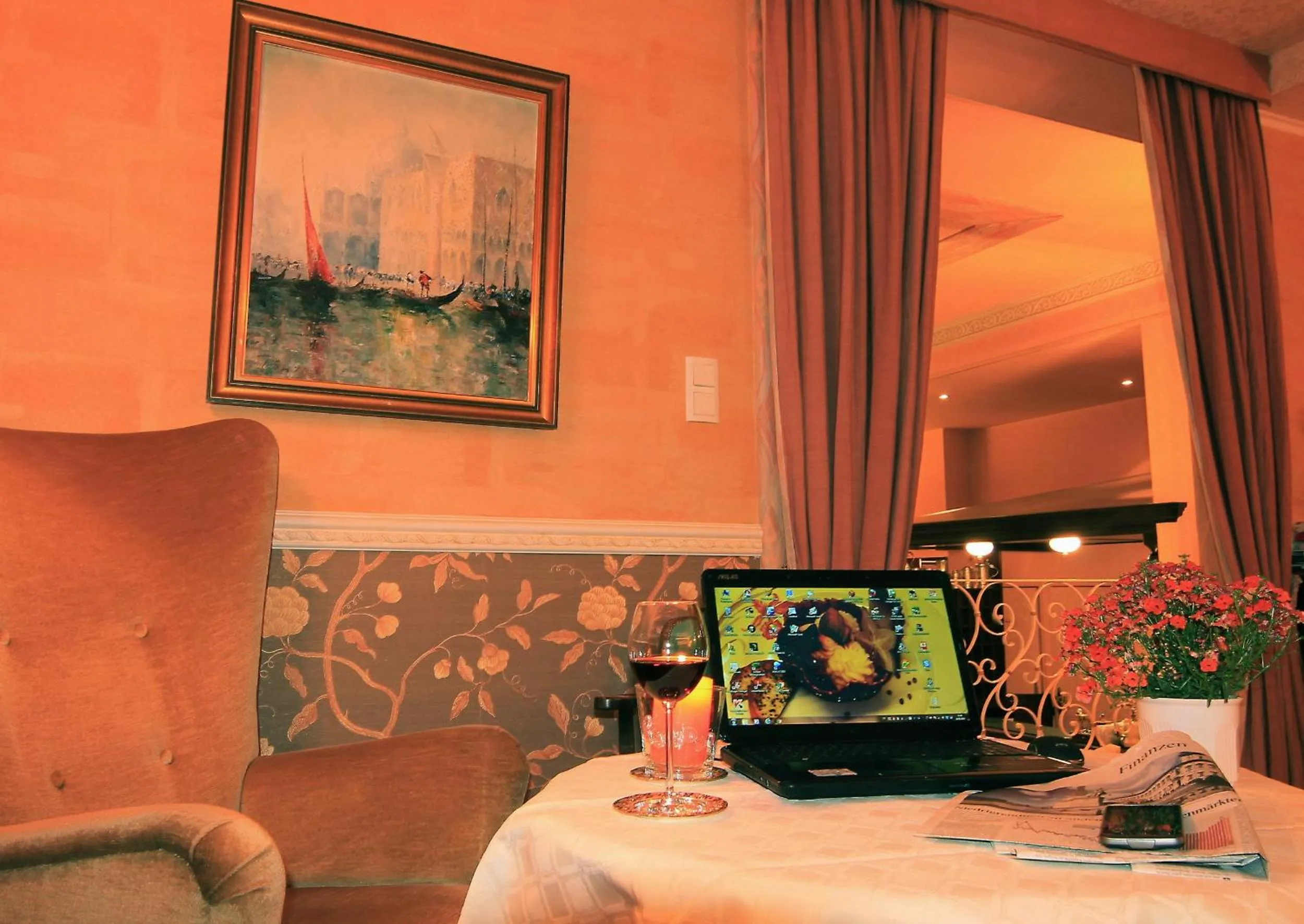 Lobby or reception in Hotel Weingärtner