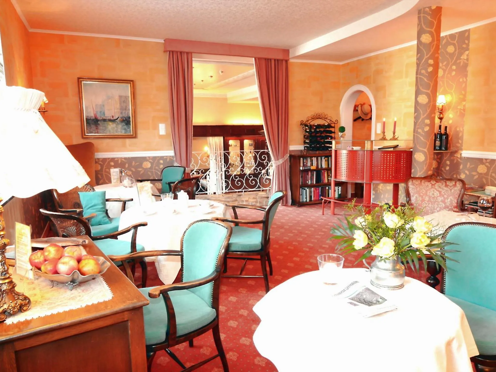 Lobby or reception in Hotel Weingärtner