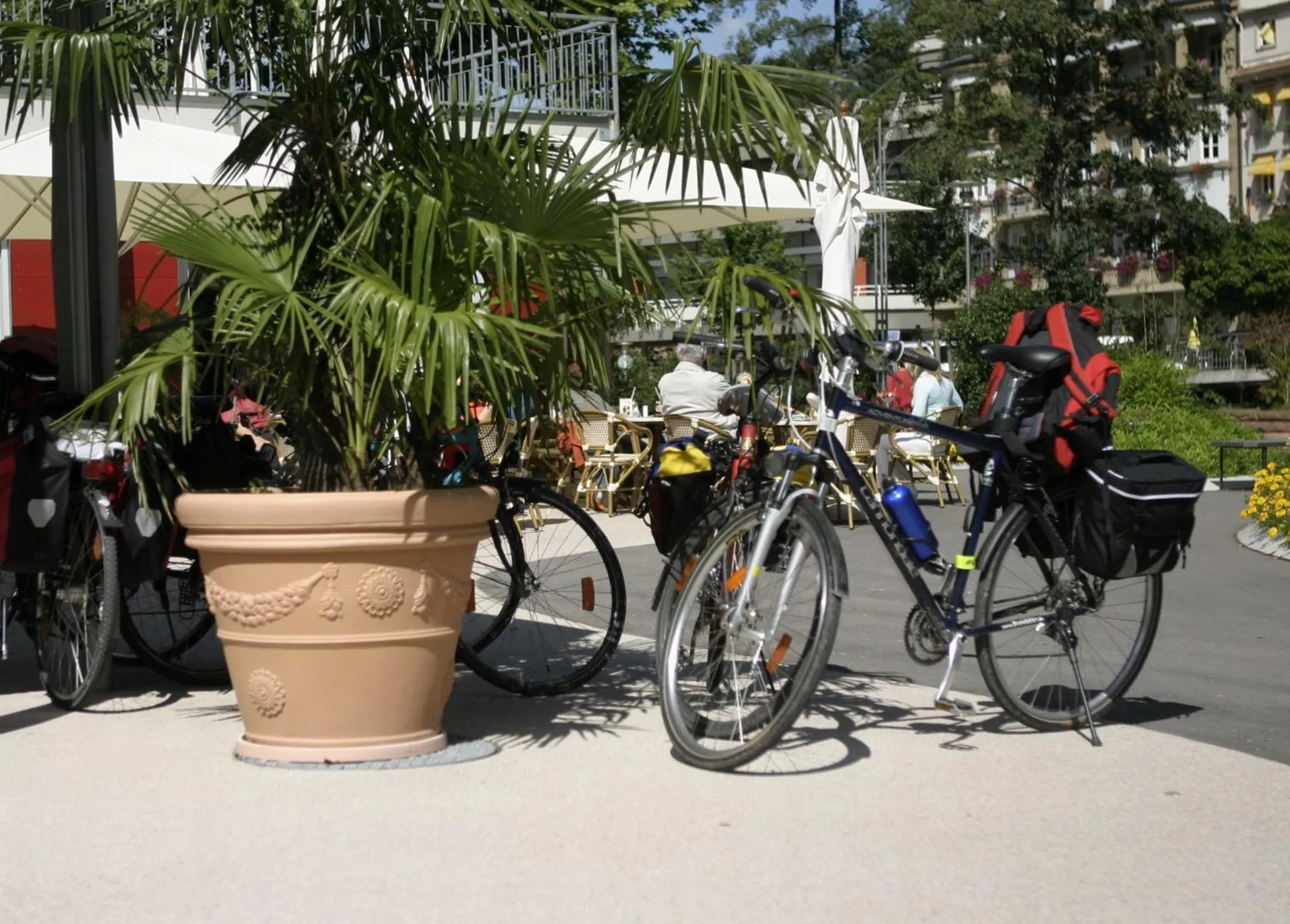 Hot Tub in Hotel Weingärtner