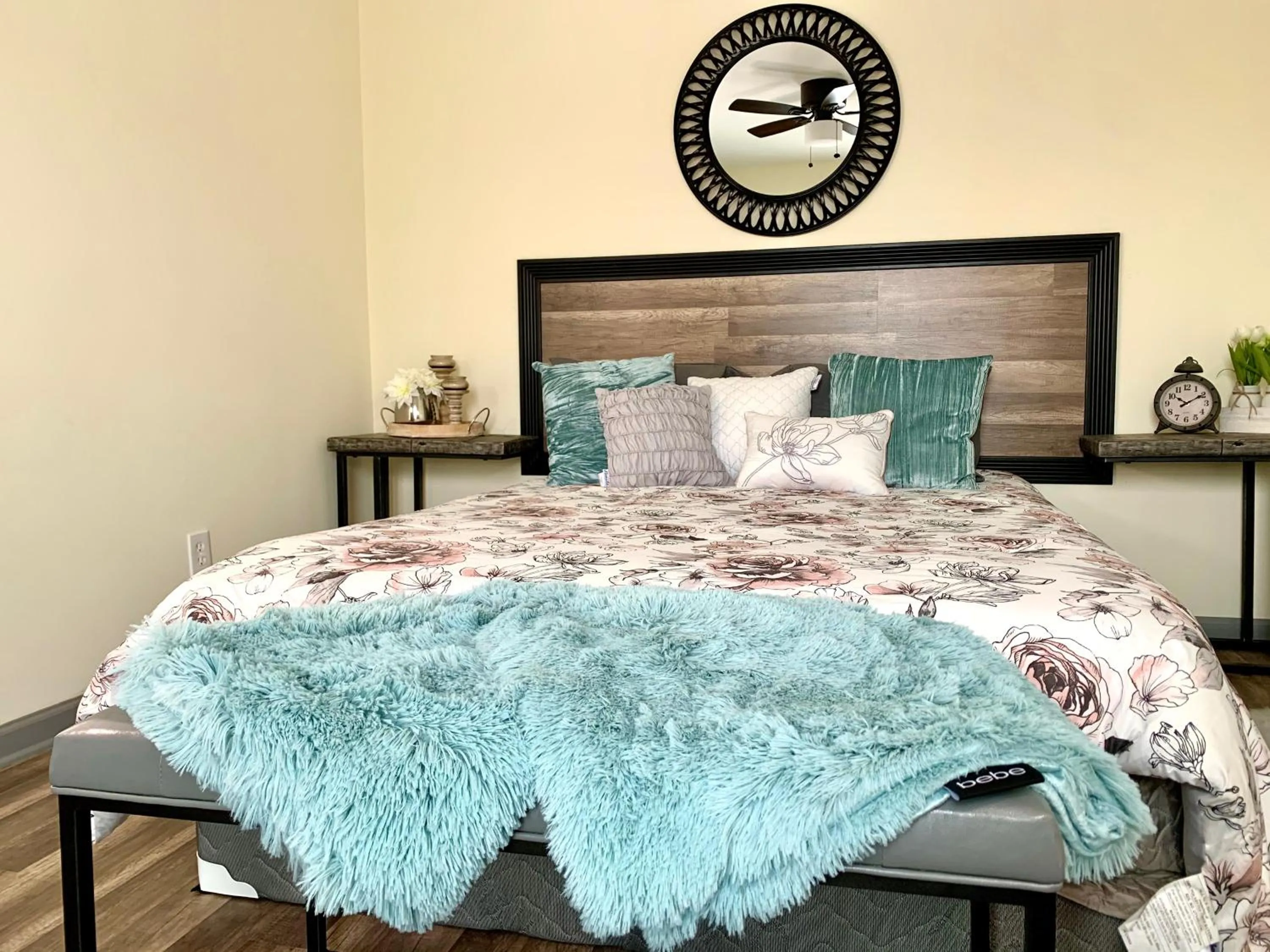 Bedroom, Bed in The Eastside Manor- With Private Yard & Free Parking, Minutes From Falls & Casino by Niagara Hospitality