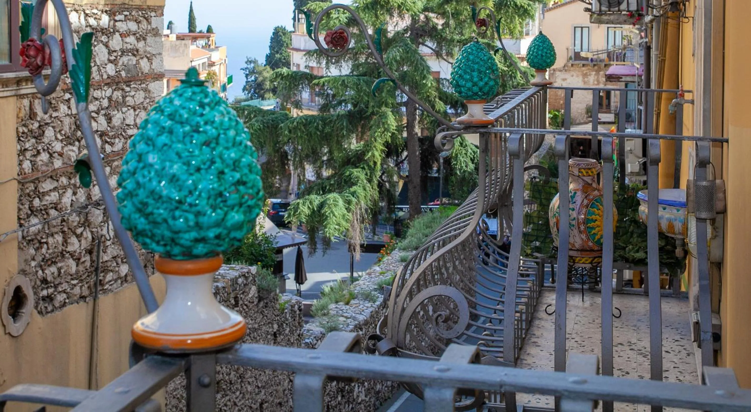 Balcony/Terrace in Casa Rosa
