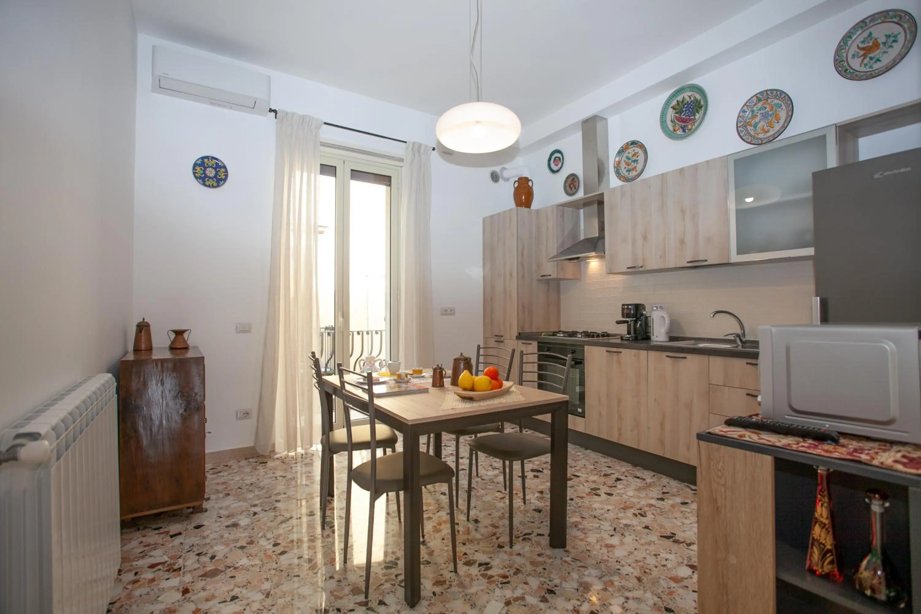 Kitchen or kitchenette in Casa Rosa