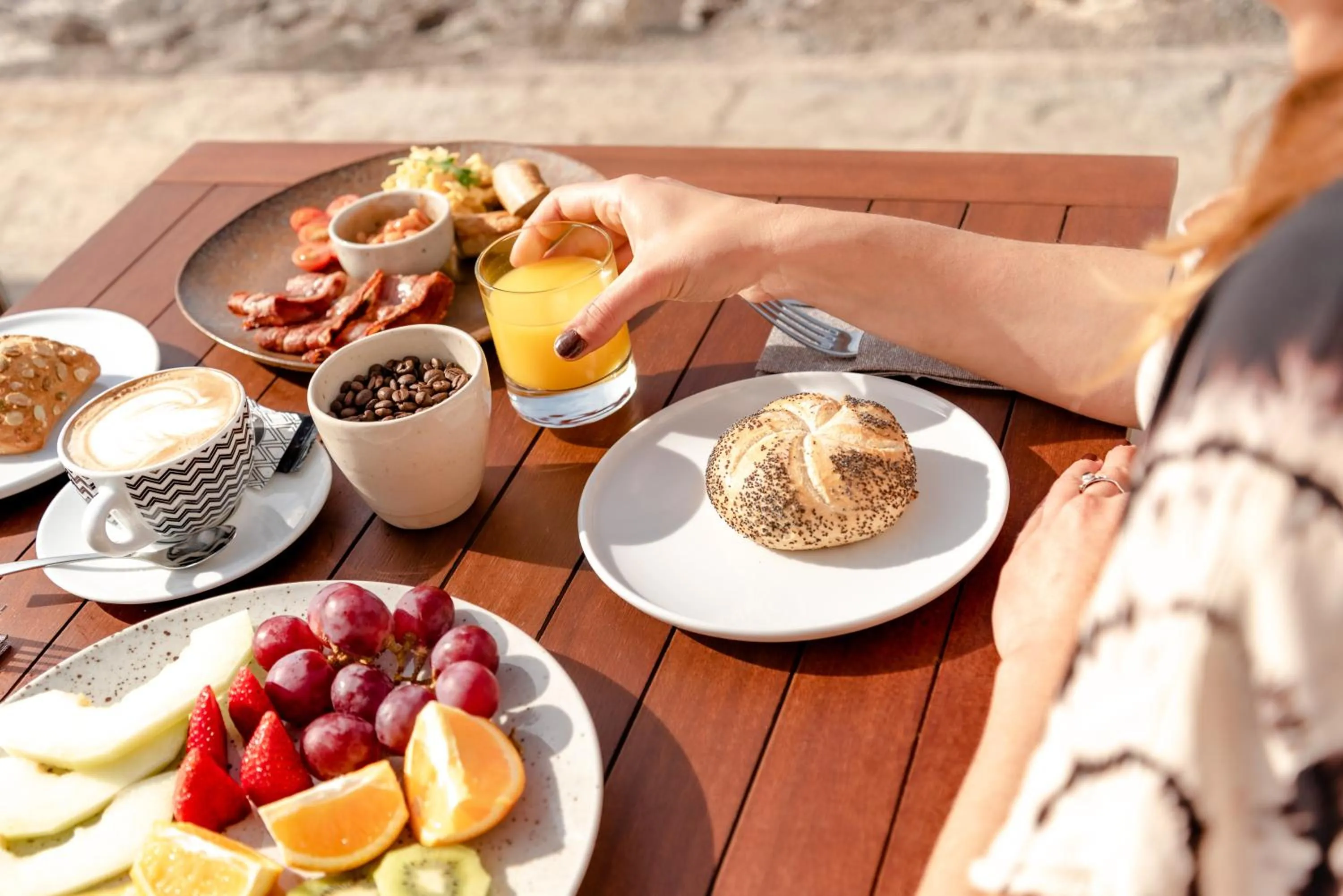 Breakfast in Portomar Apartments - 4-Star Superior Hotel