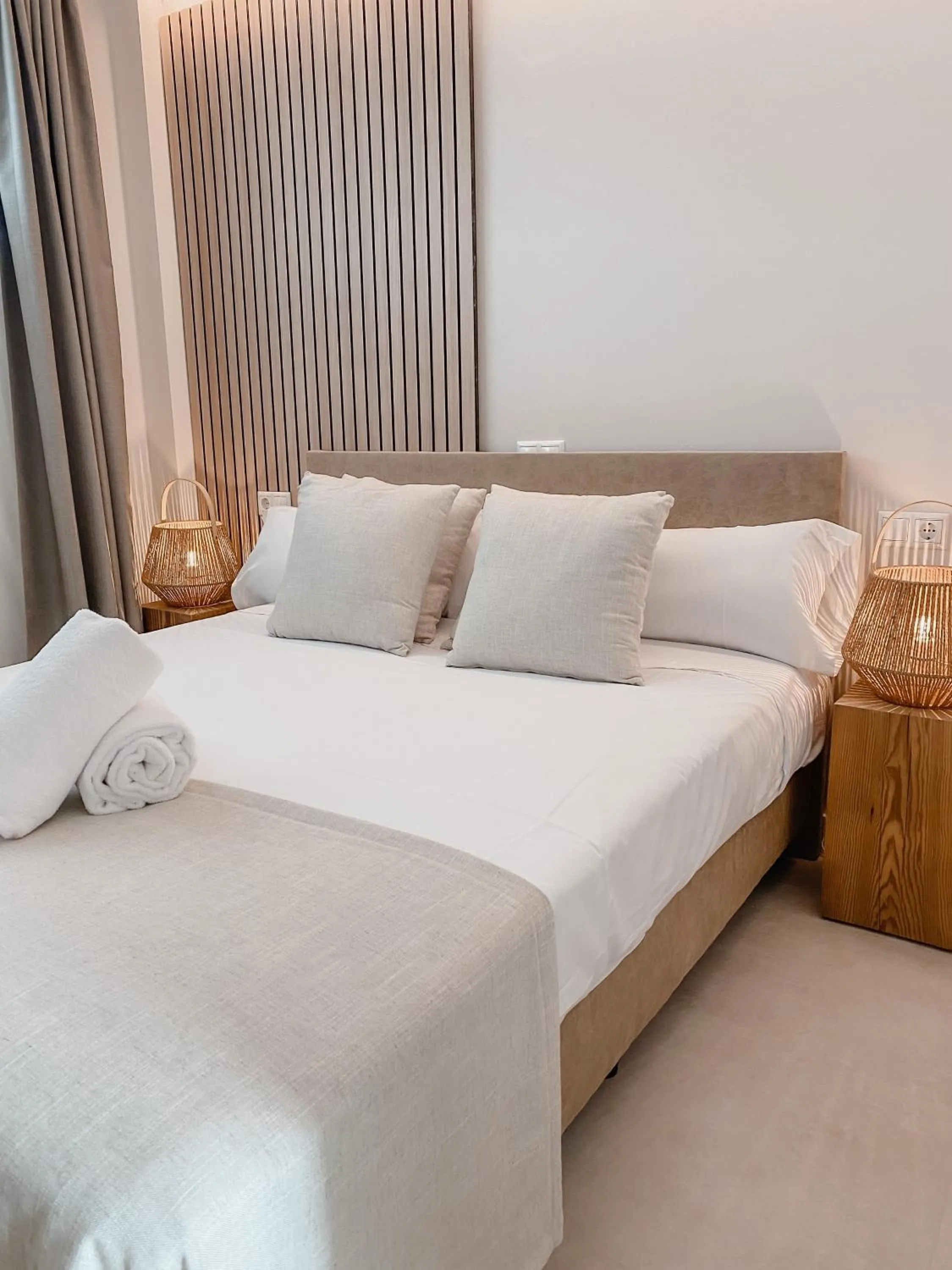 Bedroom, Bed in Portomar Apartments - 4-Star Superior Hotel