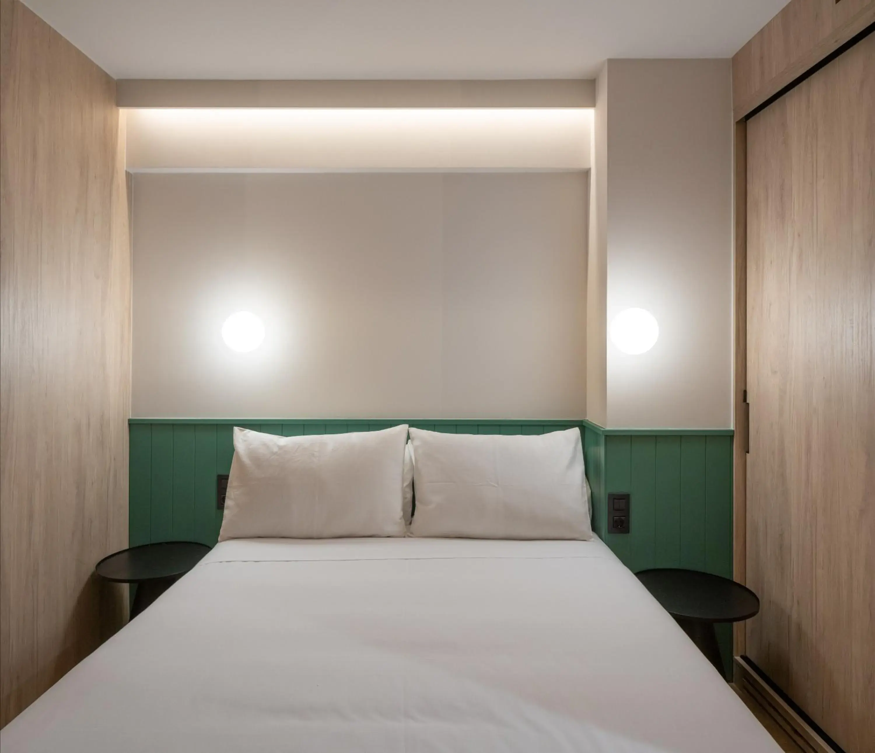 Bed in Apartamentos Líbere Bilbao Museo Bed in Apartamentos Líbere Bilbao Museo