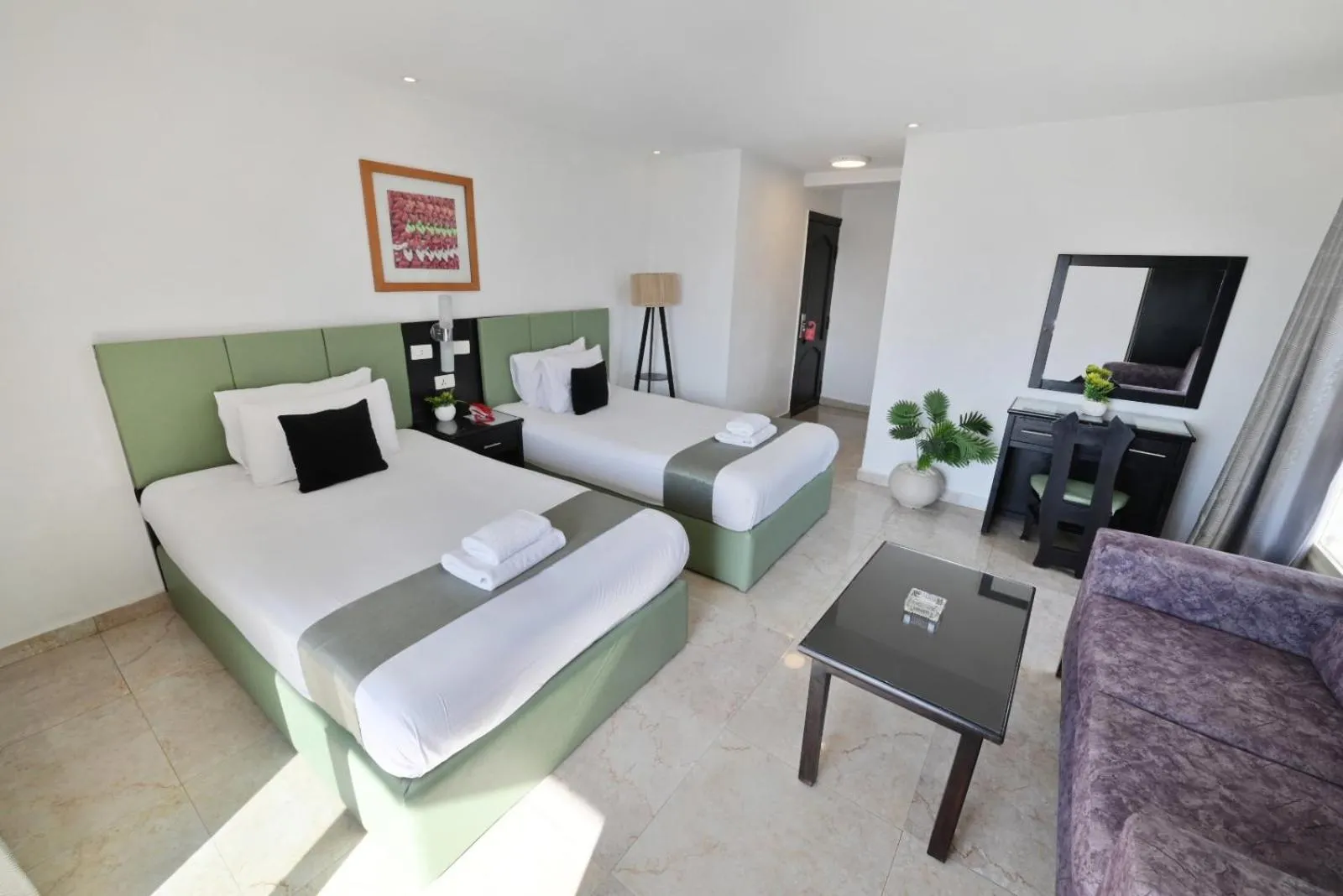 Deluxe Double Room with Panoramic Nile and Pyramids View in Nile View Inn