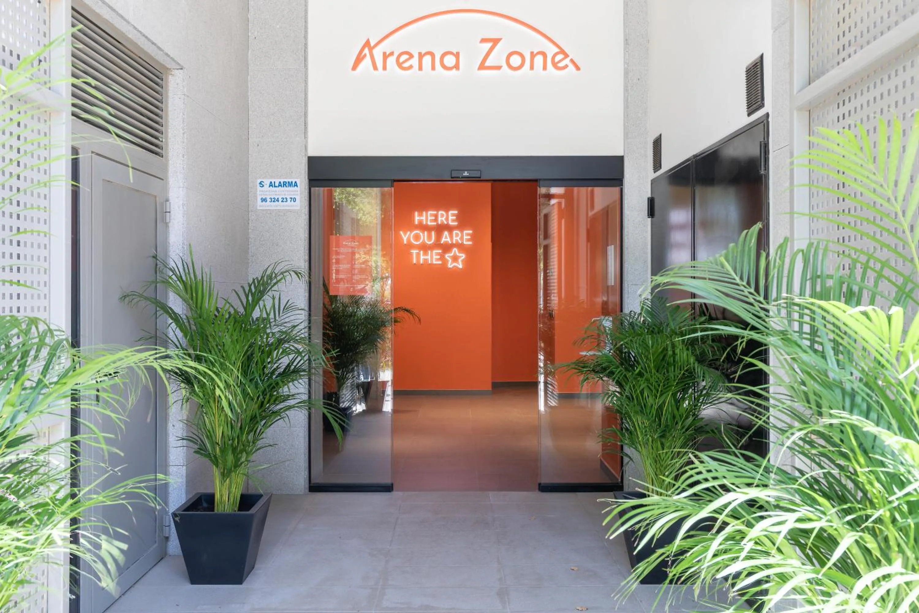 Facade/entrance in Arena Zone Hotel
