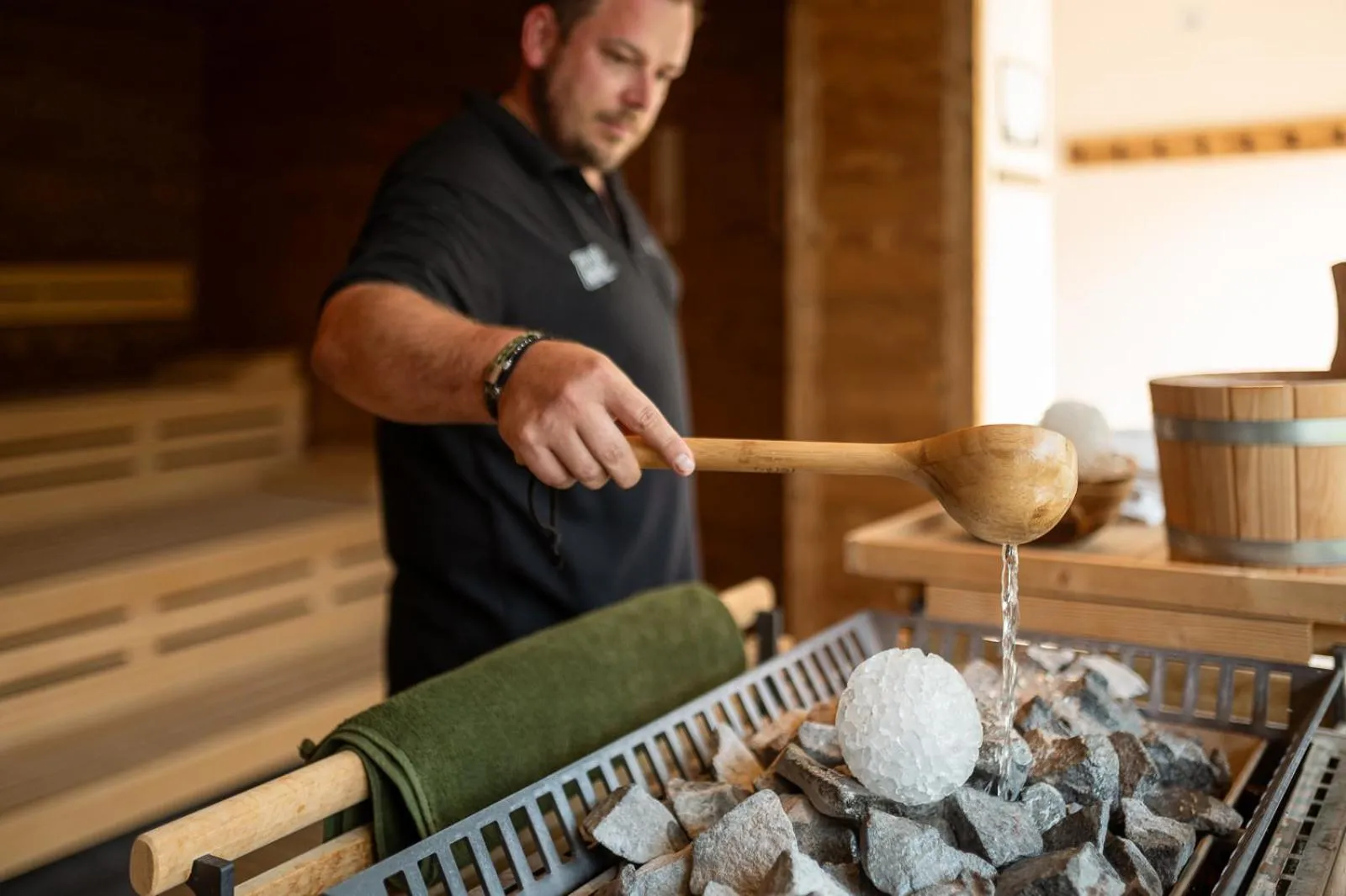 Sauna in ADEA Lifestyle Suites Fieberbrunn