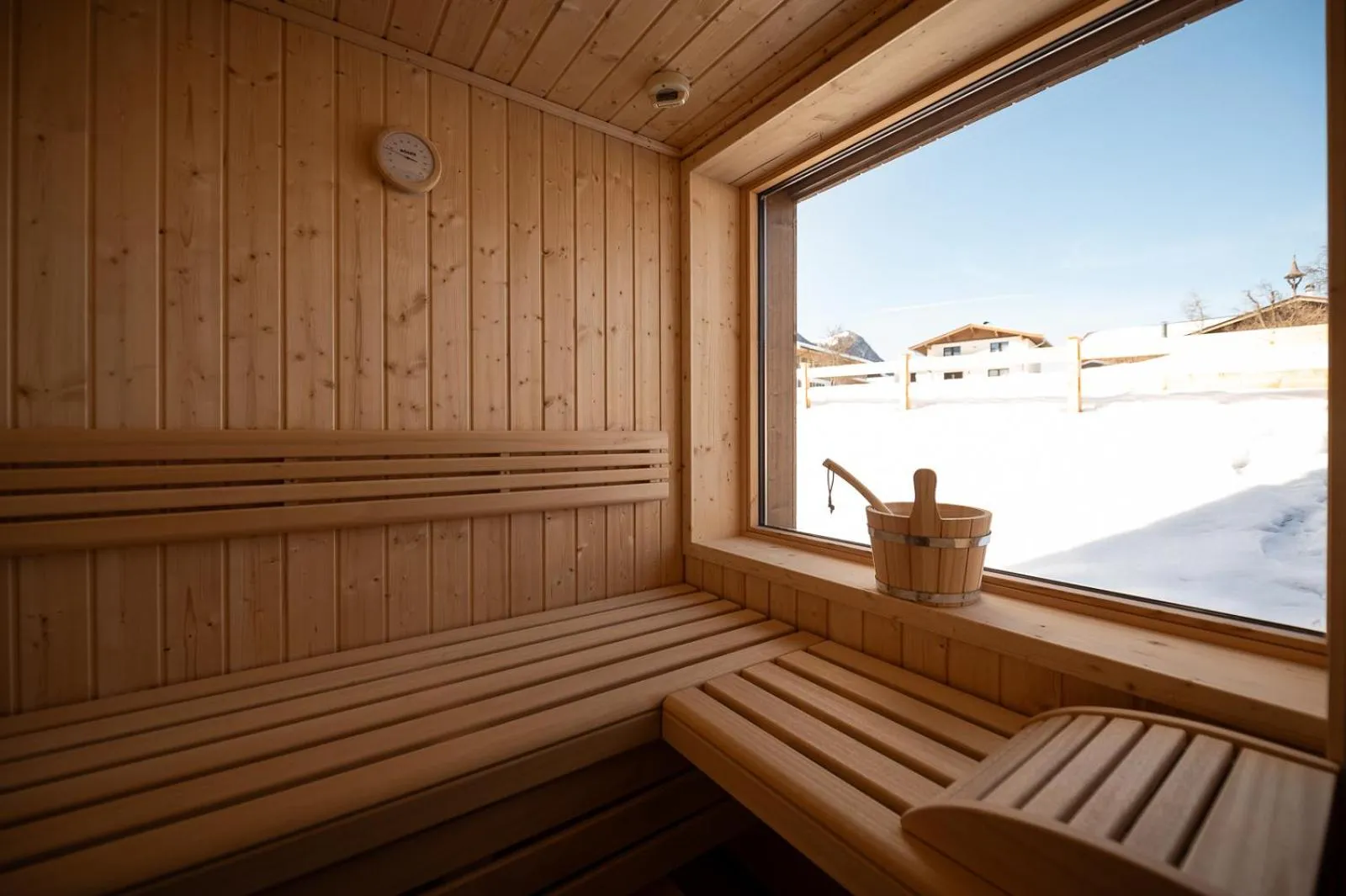 Sauna in ADEA Lifestyle Suites Fieberbrunn