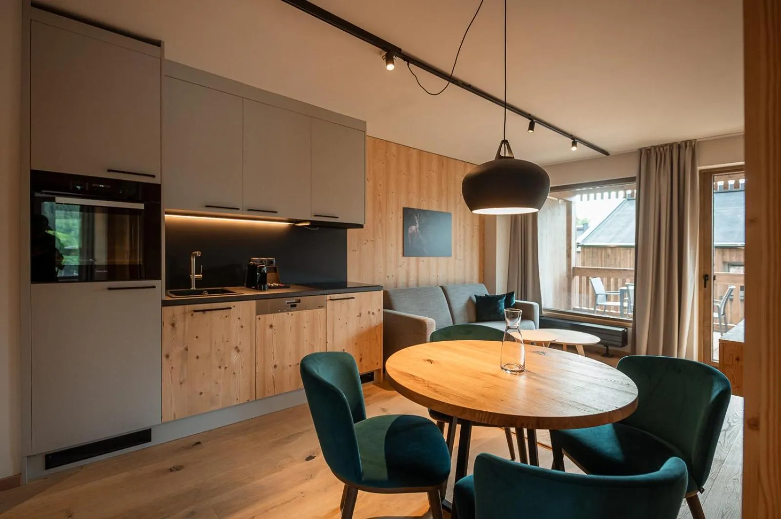 Living room in ADEA Lifestyle Suites Fieberbrunn