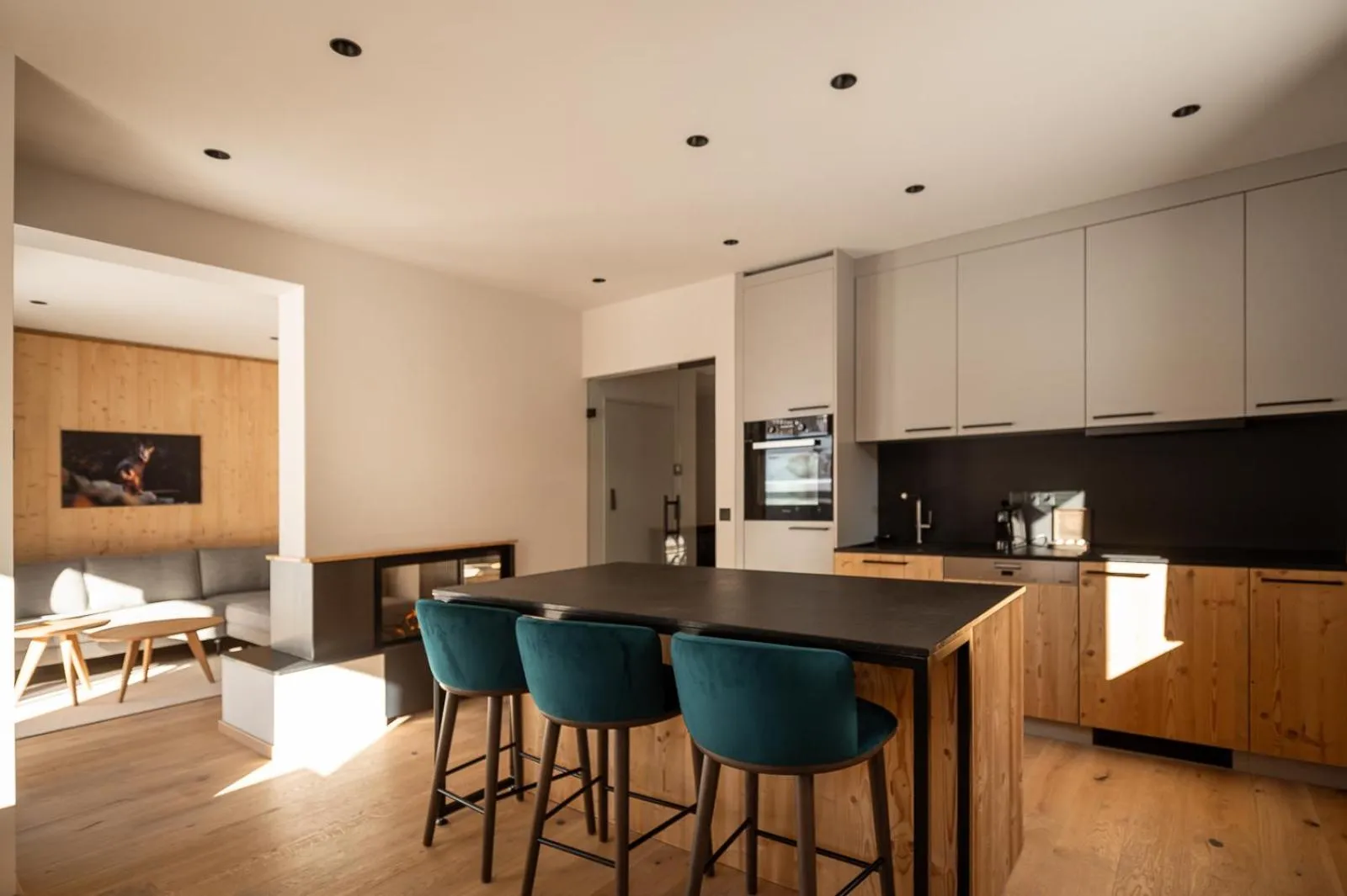 Kitchen or kitchenette in ADEA Lifestyle Suites Fieberbrunn