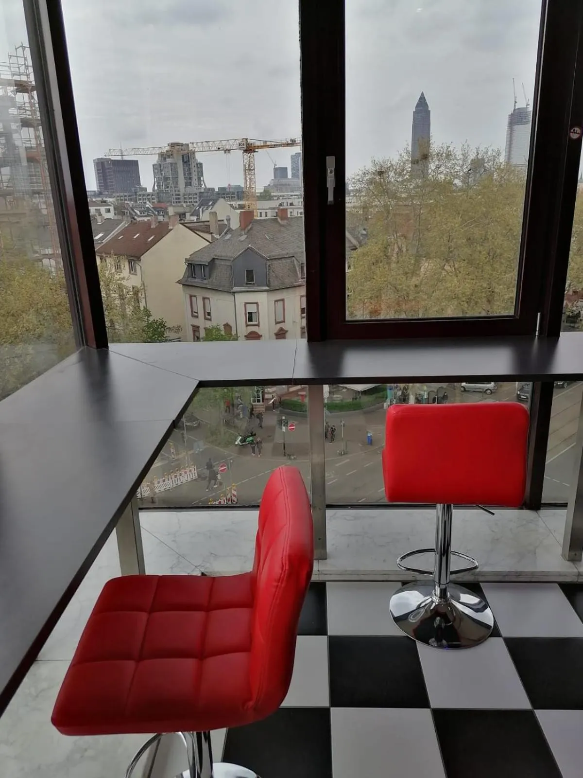 City view in Panorama Hostel